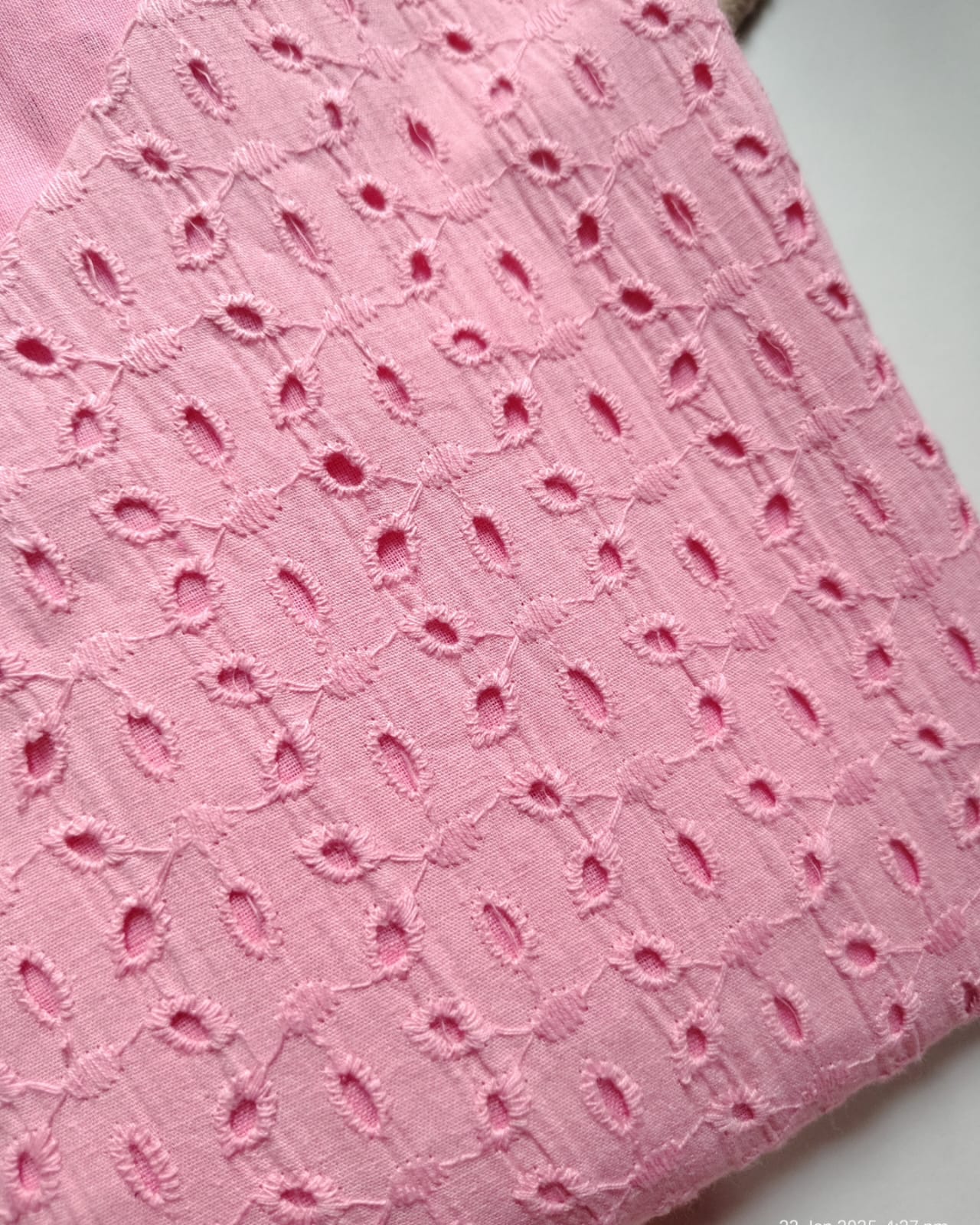 New Pink hakoba long straight kurti
