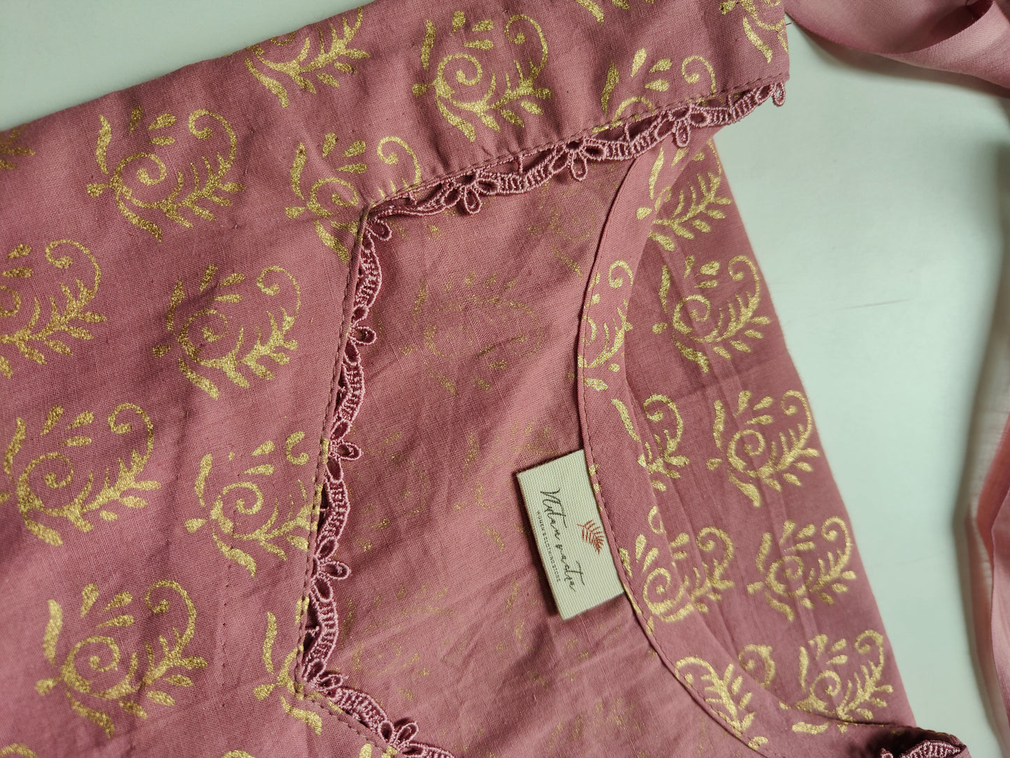 Cotton suit set with cotton dupatta
