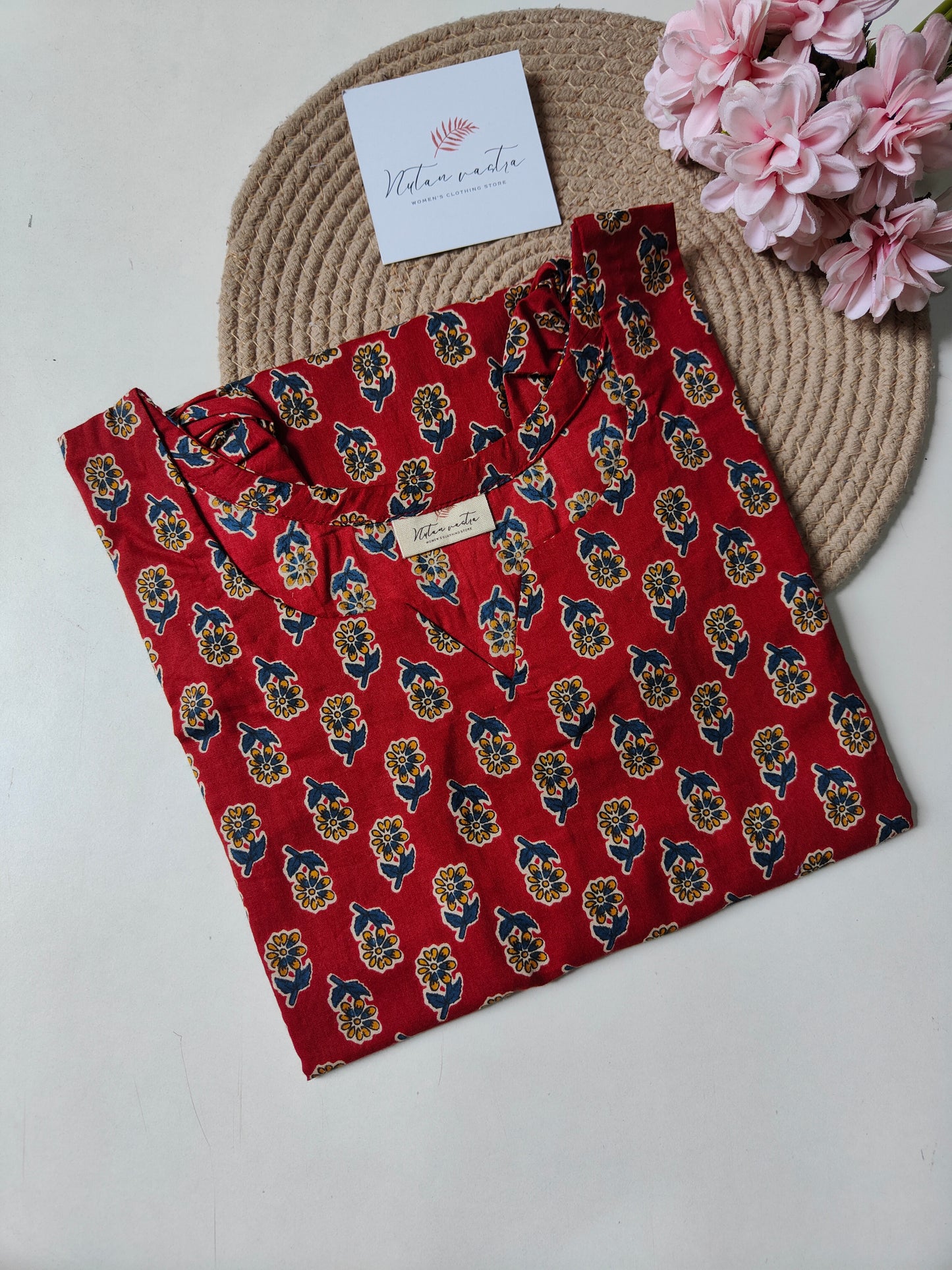 Ready to ship cotton short kurti