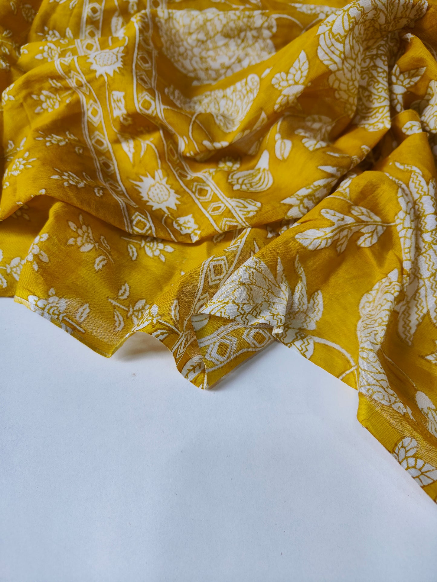 Cotton suit set with cotton dupatta
