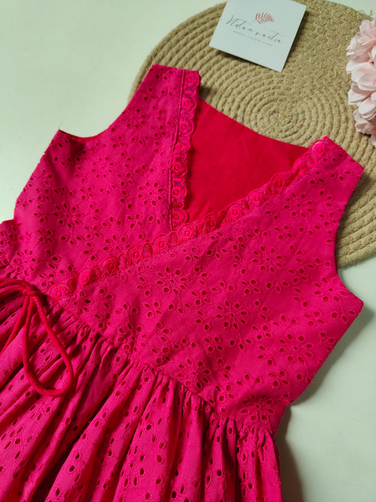 Ready To Ship Pink Hakoba Girls Frock