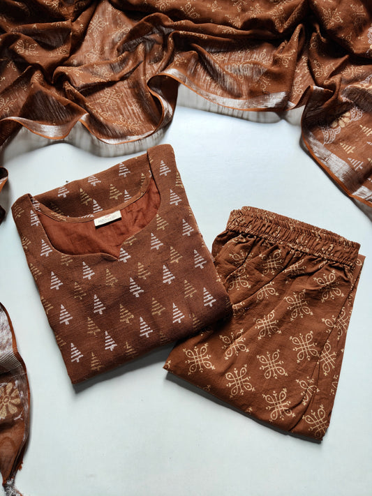 Linen Cotton Suit Set