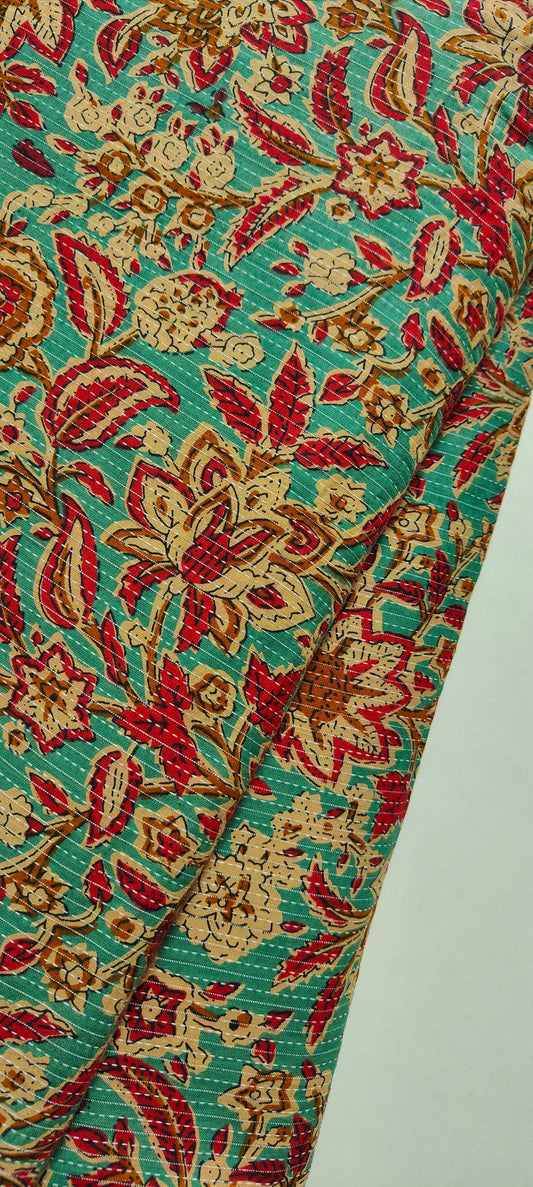 Cotton kantha Anarkali kurti