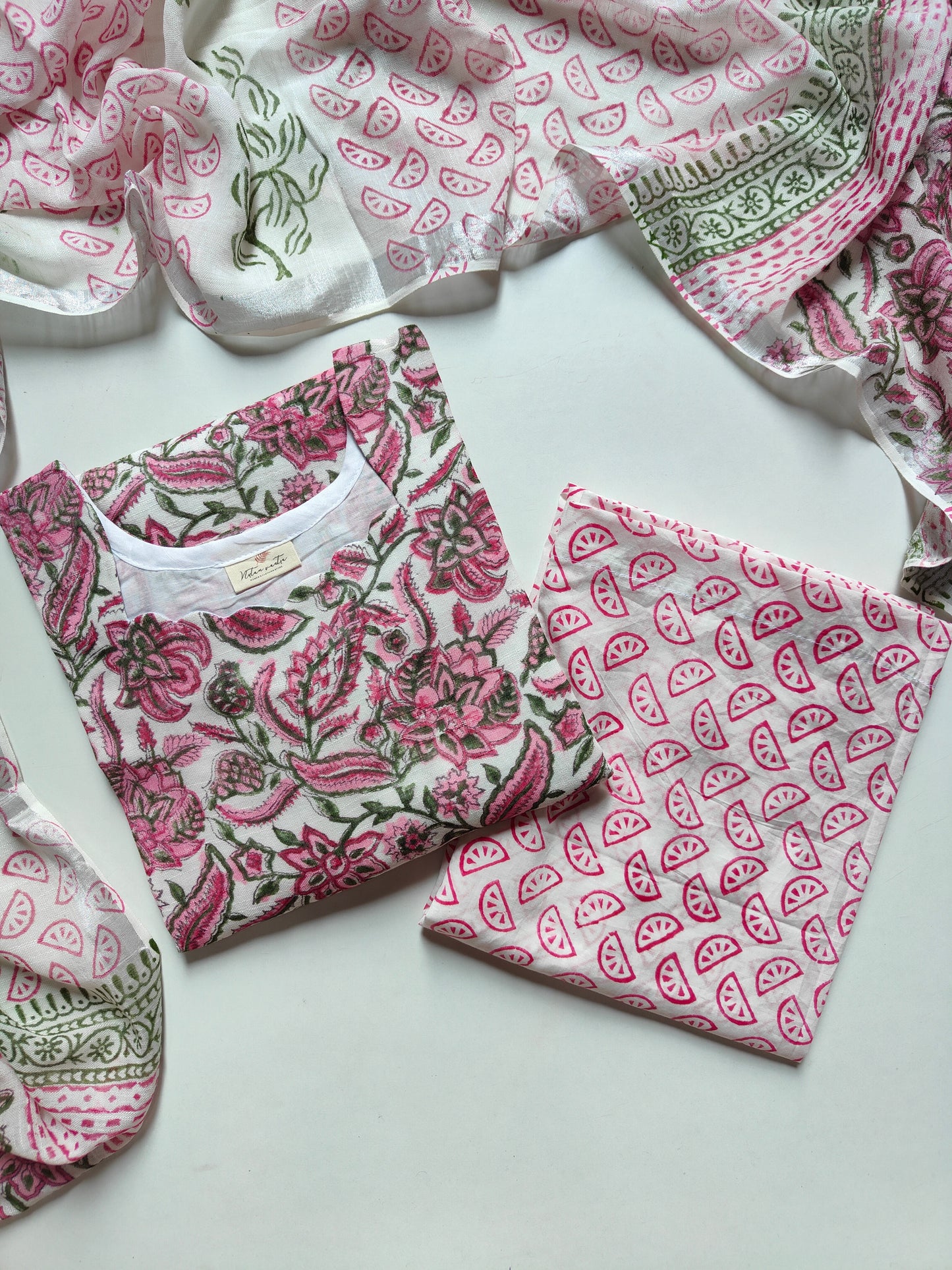 Linen Cotton Suit Set