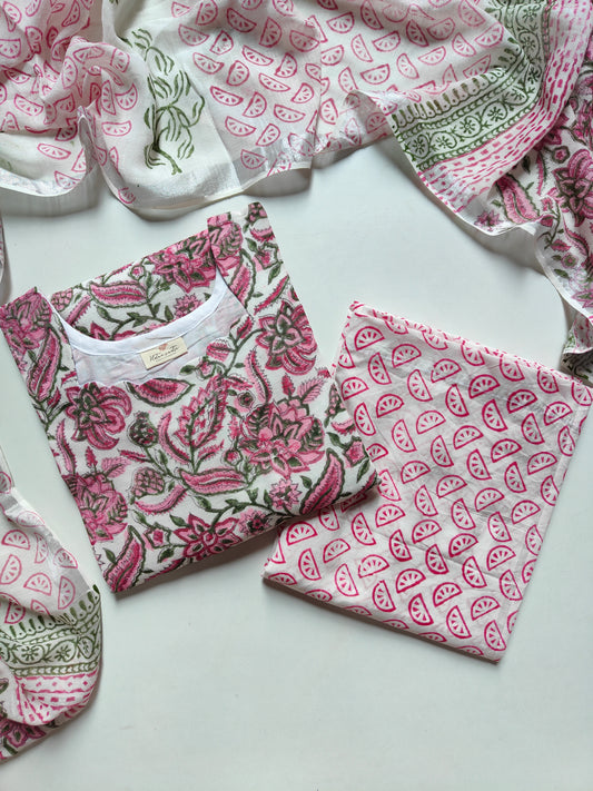 Linen Cotton Suit Set