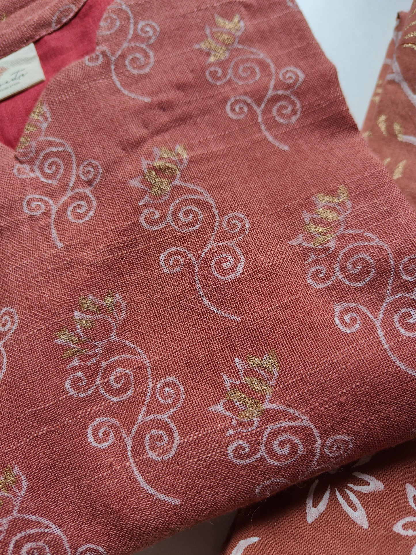 Linen Cotton Linen Suit Set