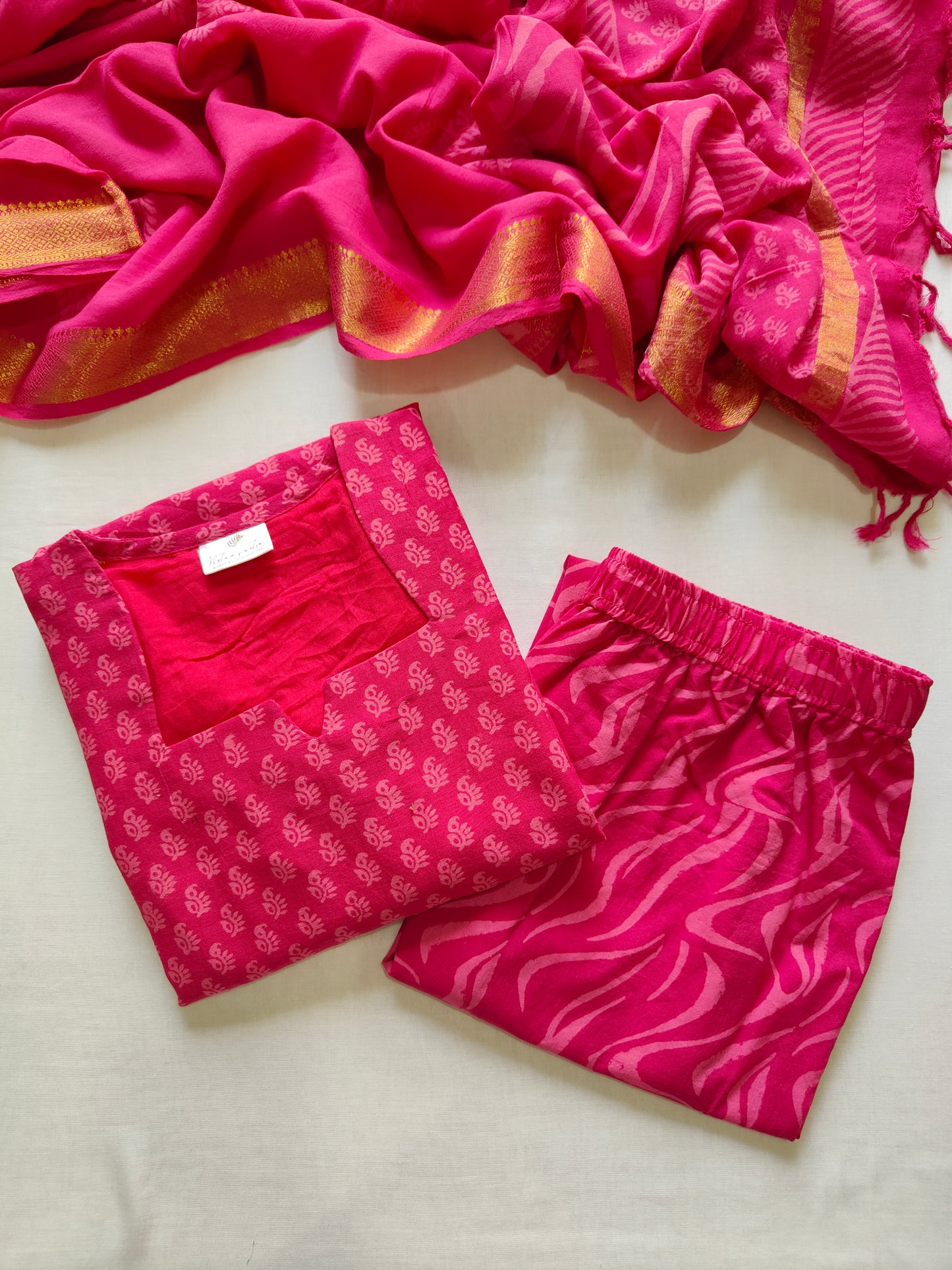 Mangalgiri south cotton suit set