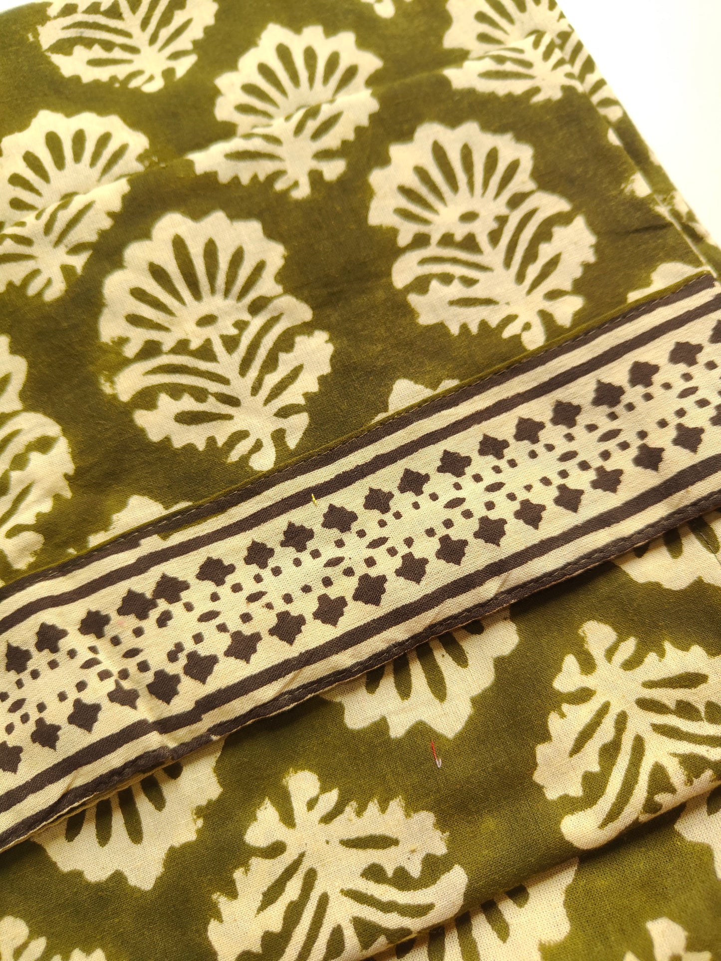 Cotton suit set with cotton dupatta