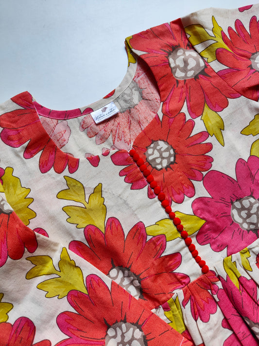 Cotton Flex Anarkali set