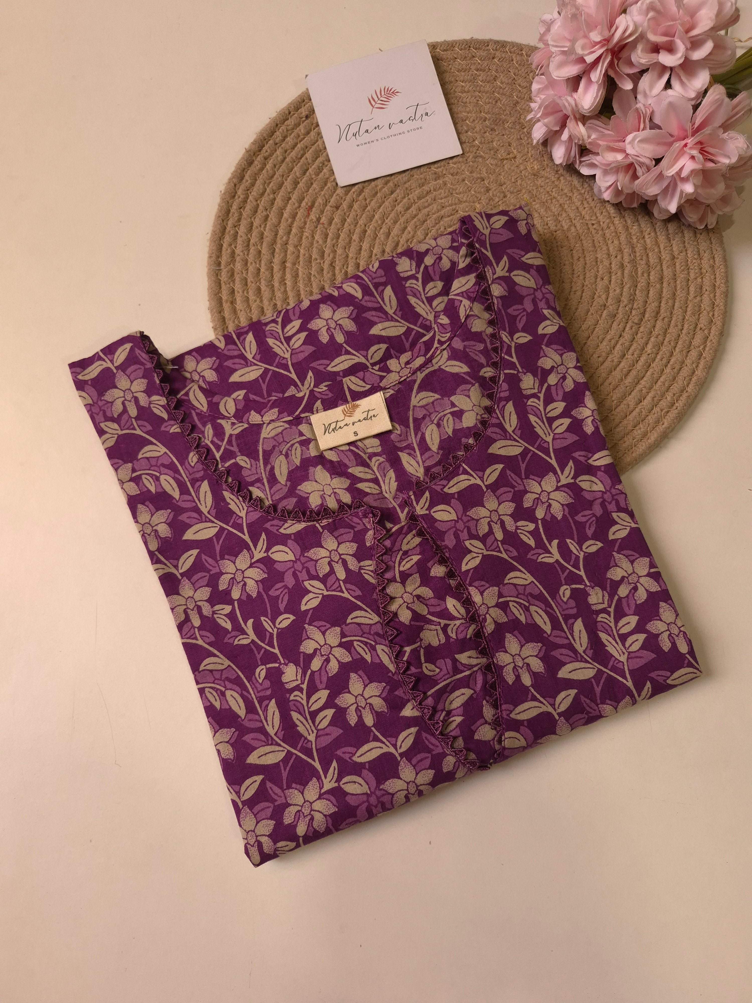 Cotton Short Kurti & Peplum Top