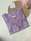 Ready to ship cotton Long straight kurti