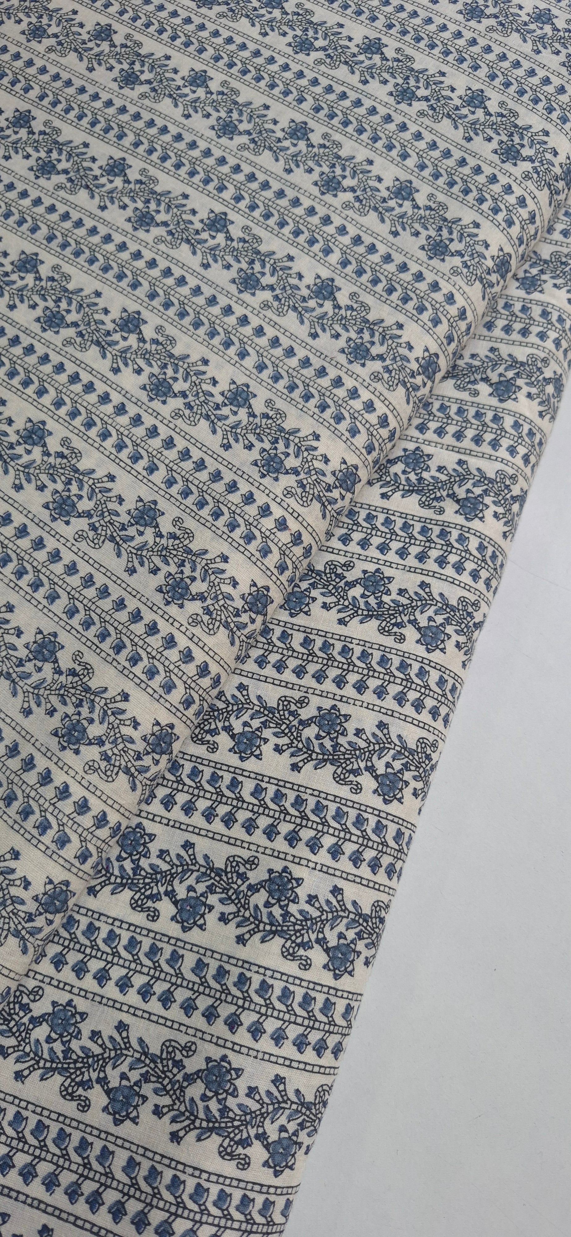 Handblock Printed Cotton Short Kurti & Peplum Top