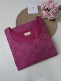 Cotton Hakoba Long Straight Kurti
