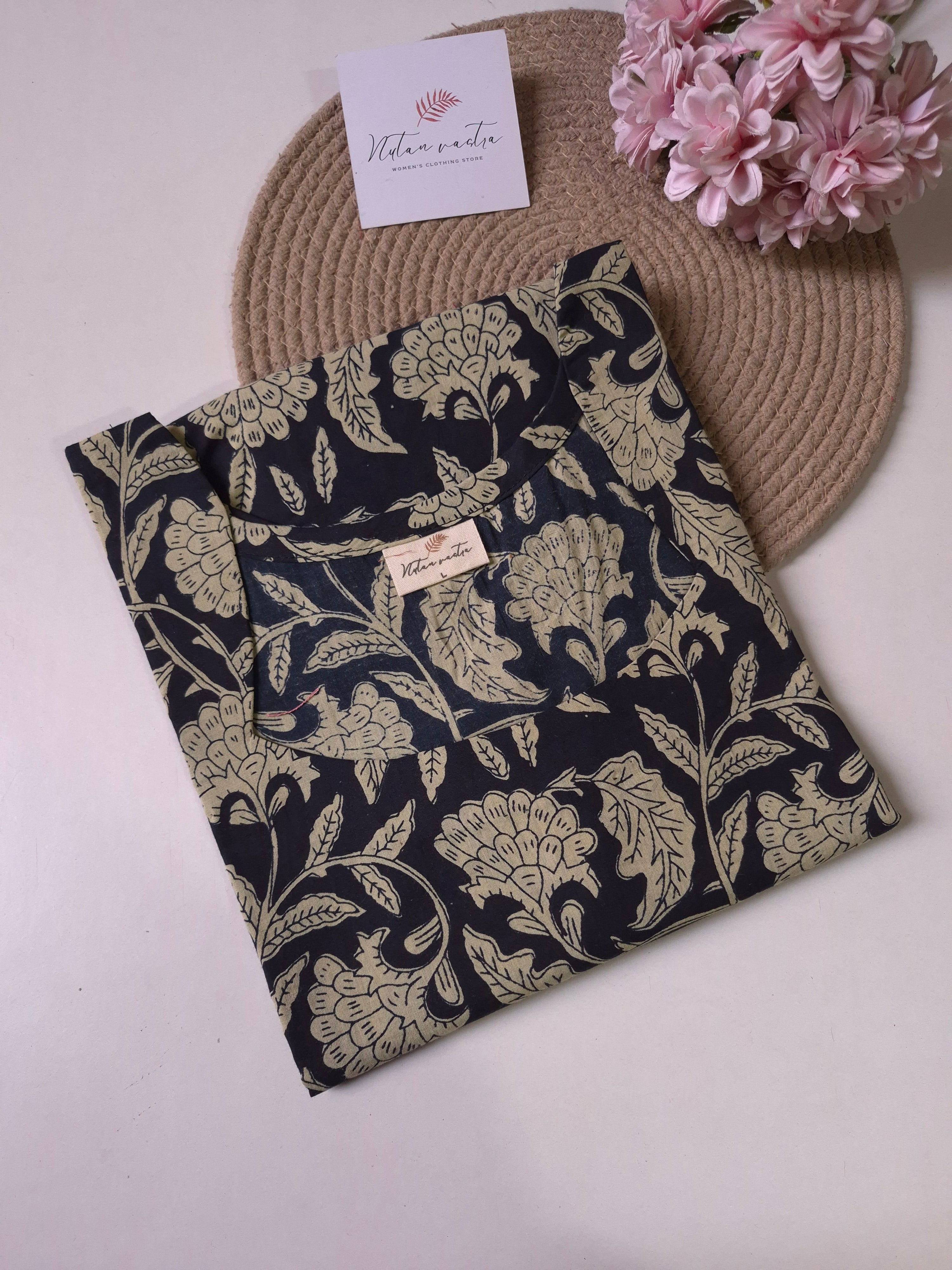 Ready To Ship Cotton Long Straight Kurti