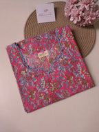 Ready To Ship Cotton Kantha Long Straight Kurti