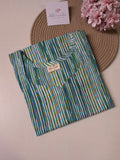 Ready To Ship Cotton Long Straight Kurti