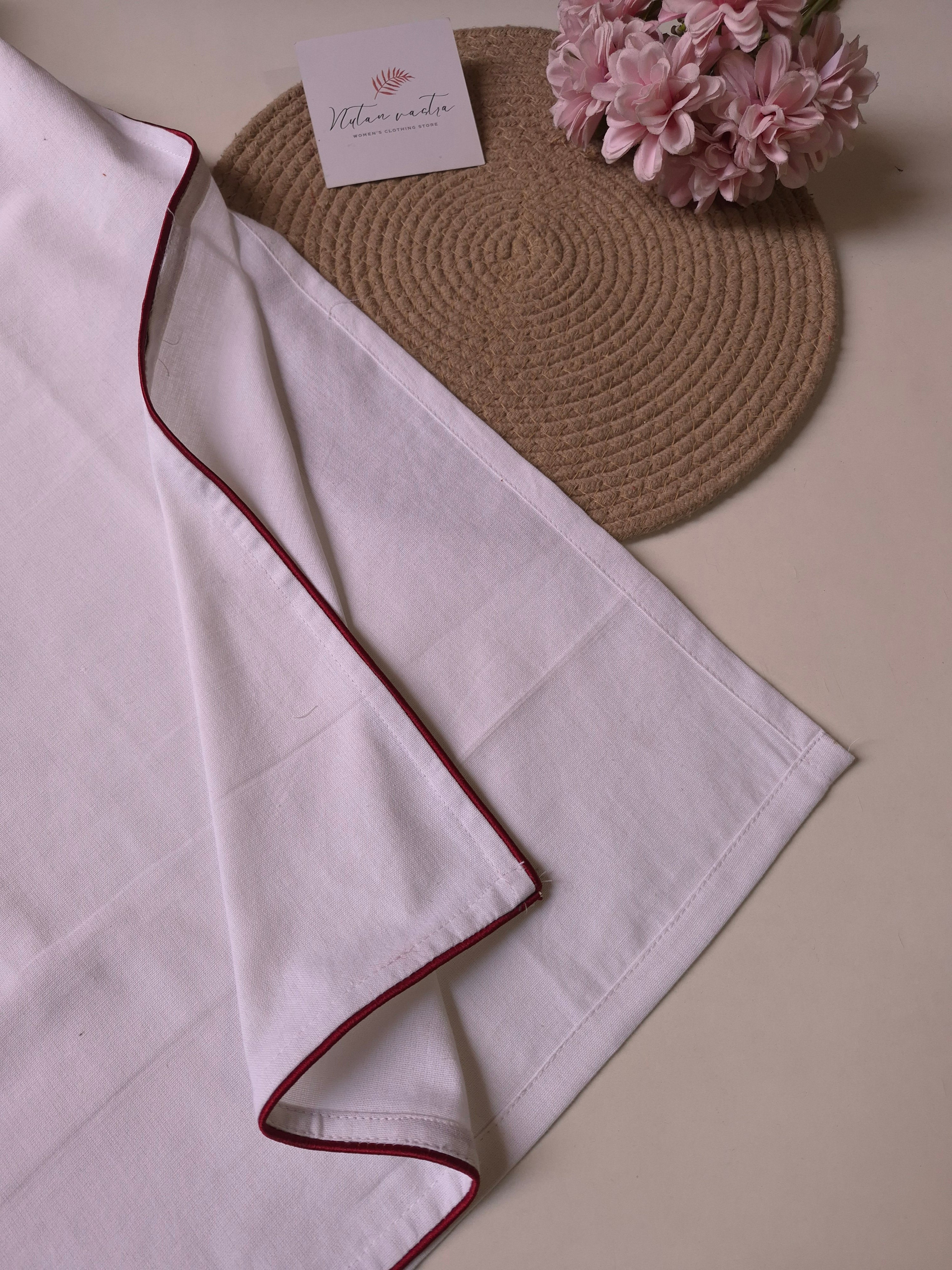 Khadi Cotton Long Straight Kurti