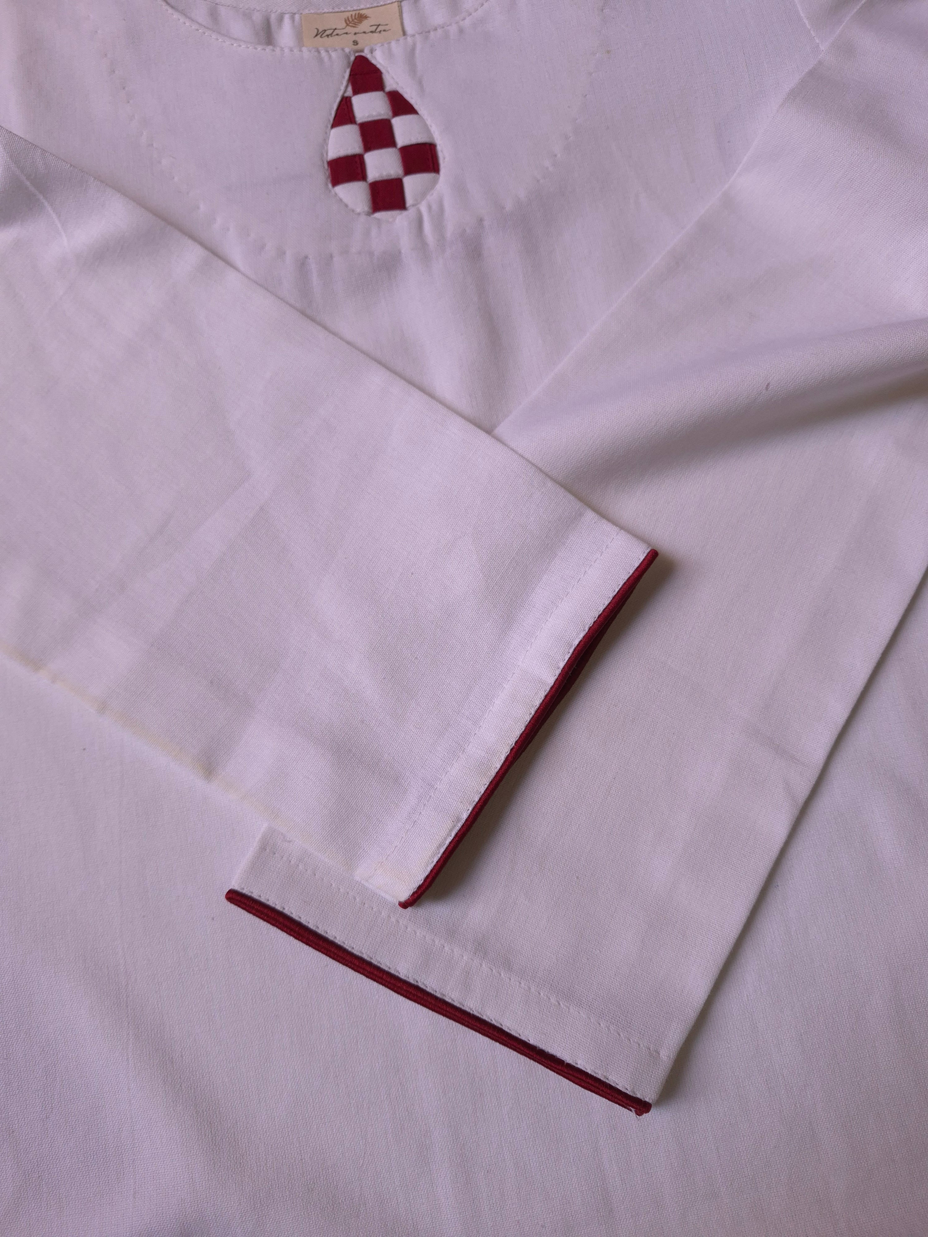 Khadi Cotton Long Straight Kurti