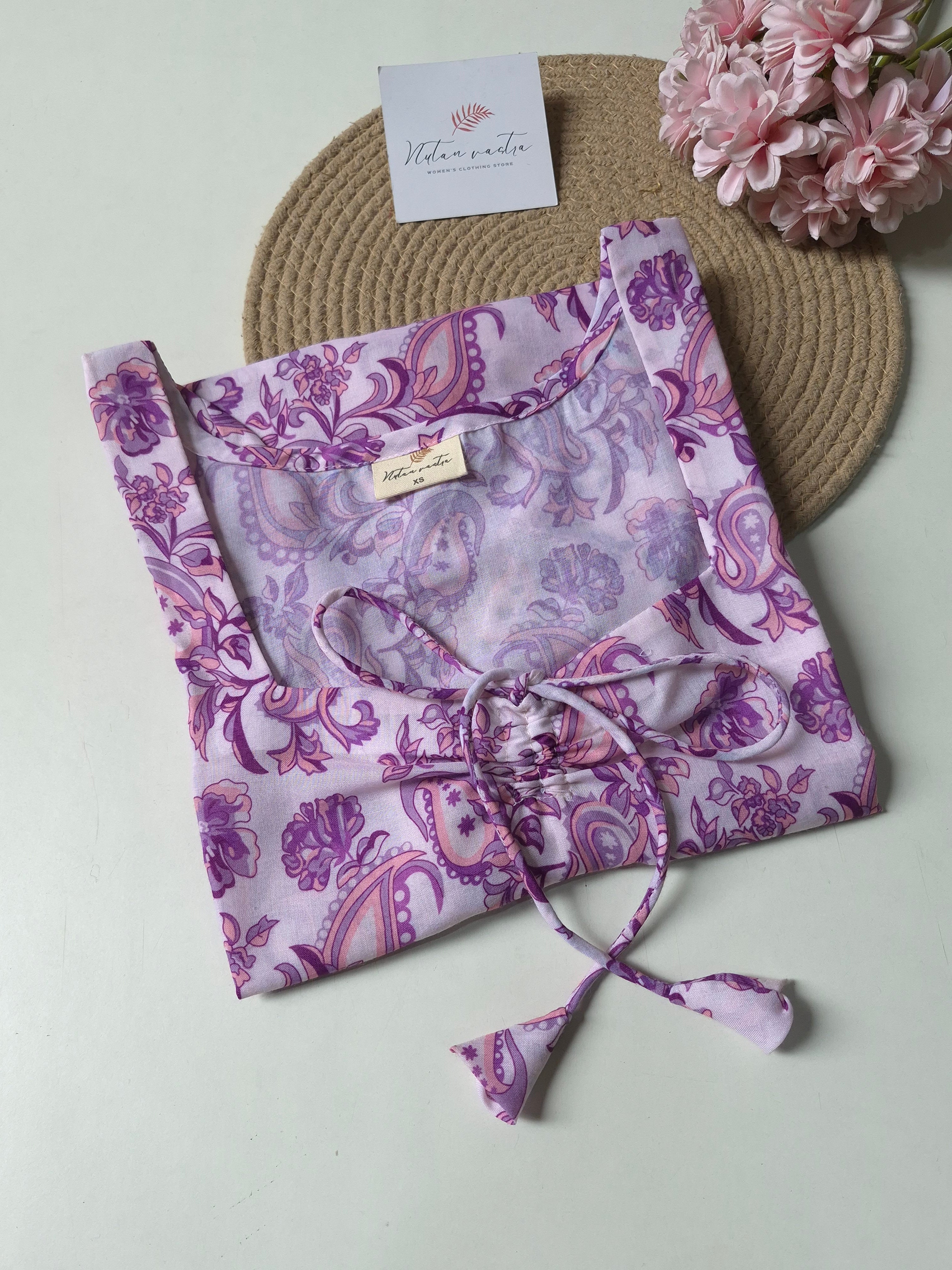 Poly Cotton Long Straight Kurti