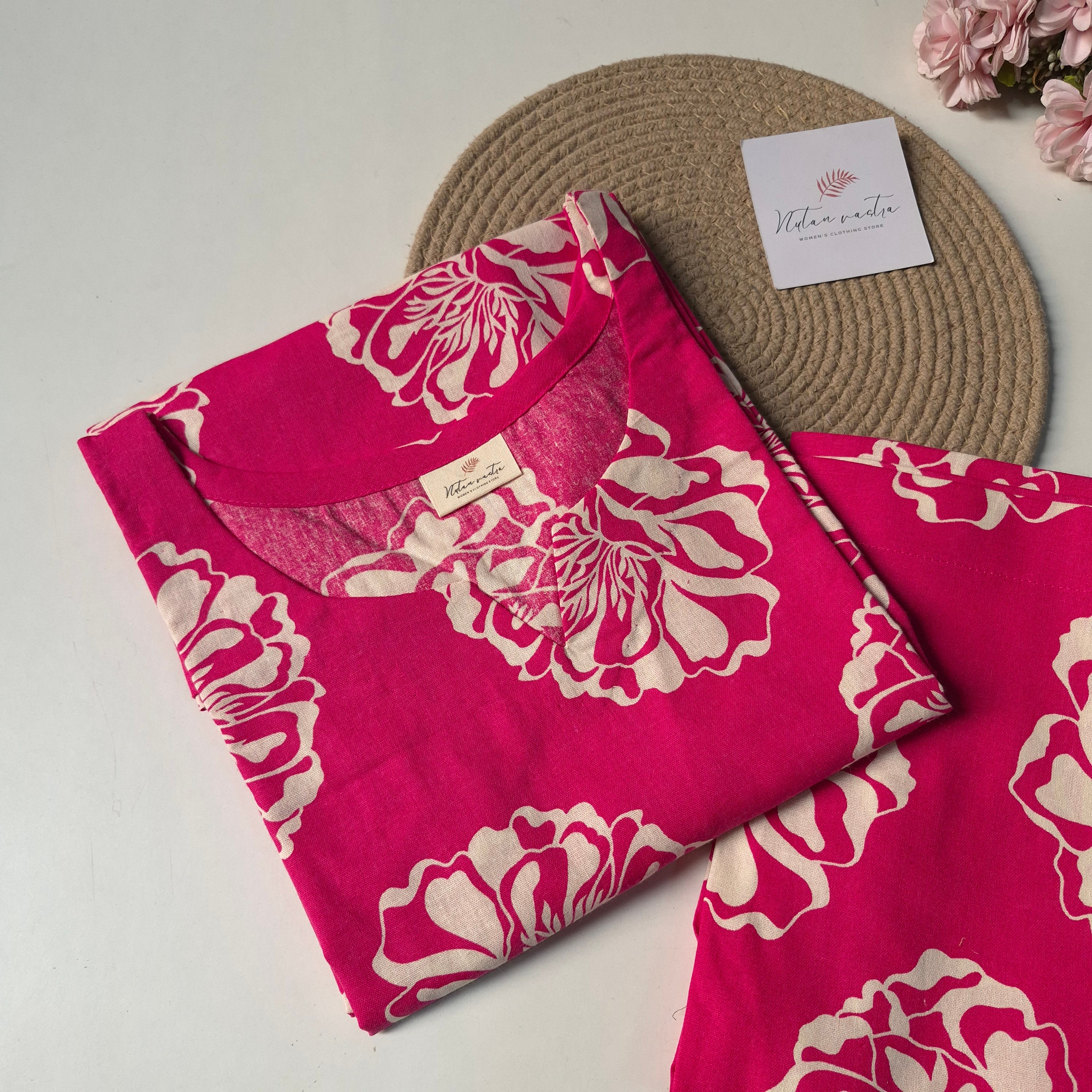 Khadi Cotton Co-ord Set