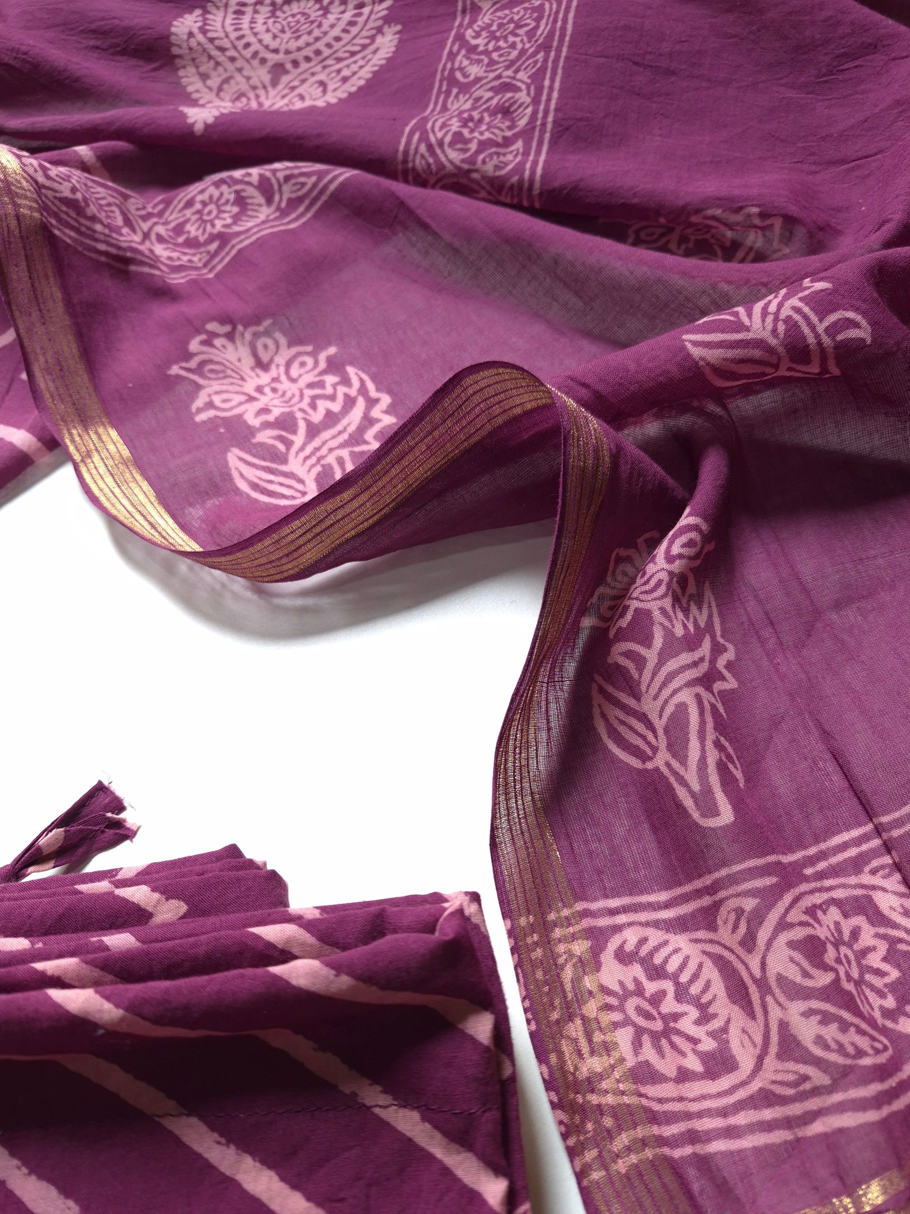 Mangalgiri South Cotton Suit Set