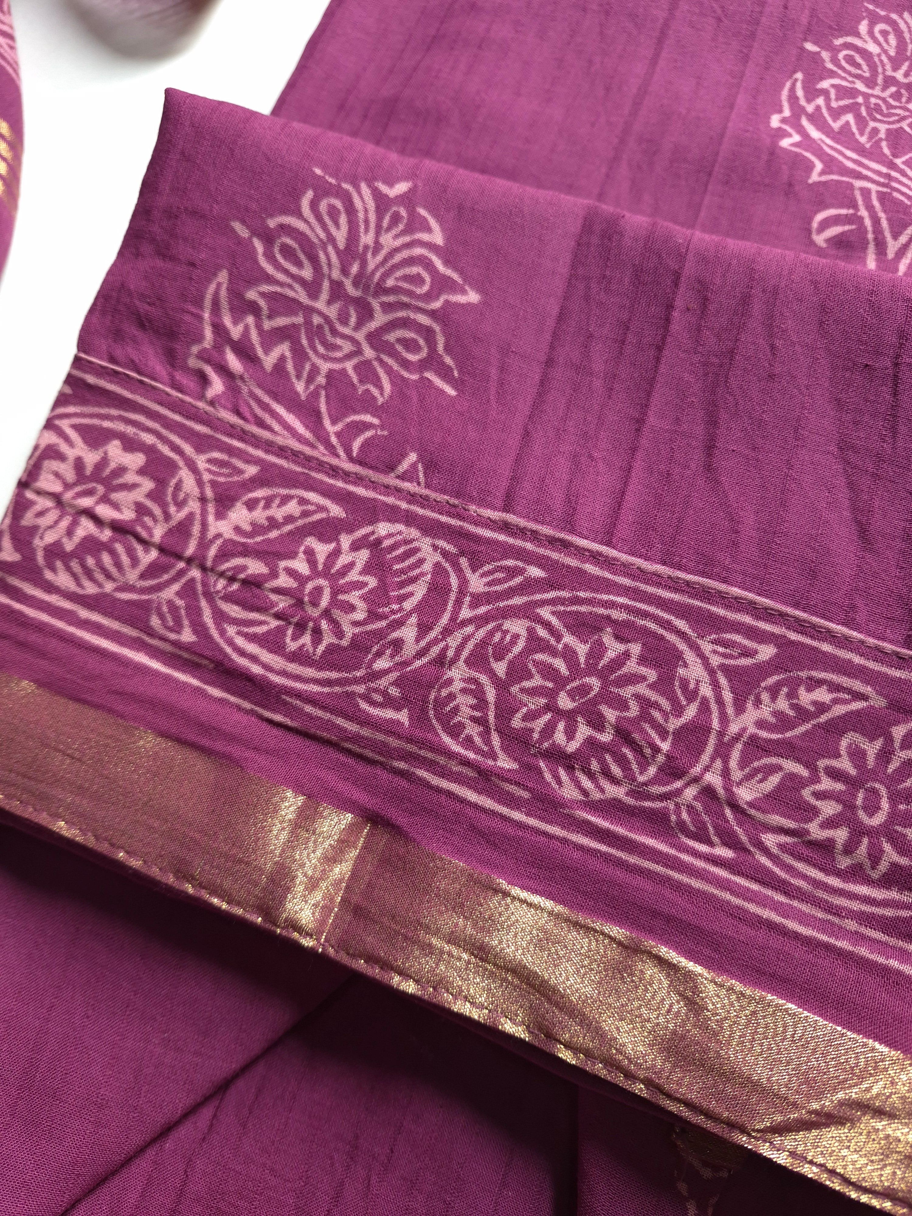 Mangalgiri South Cotton Suit Set