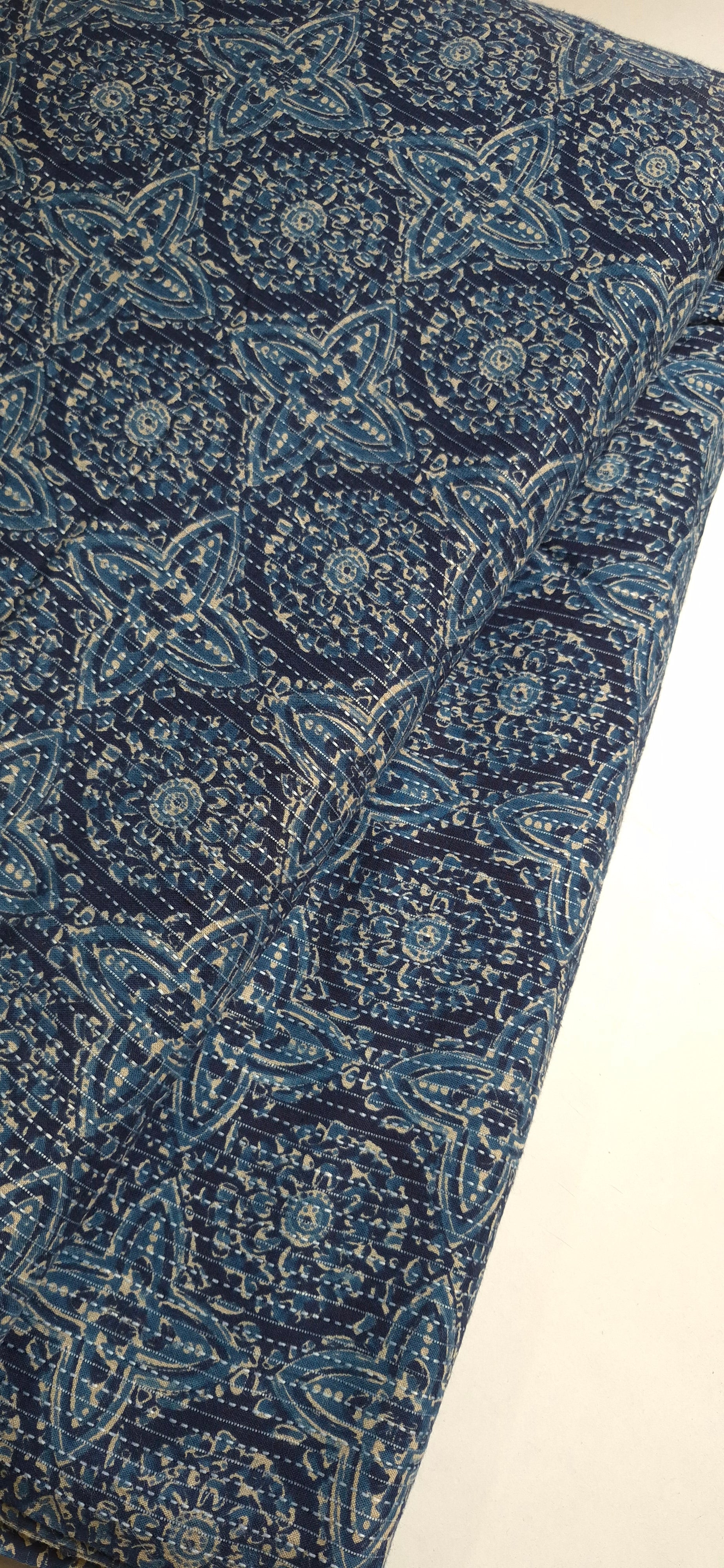 Cotton kantha Anarkali kurti