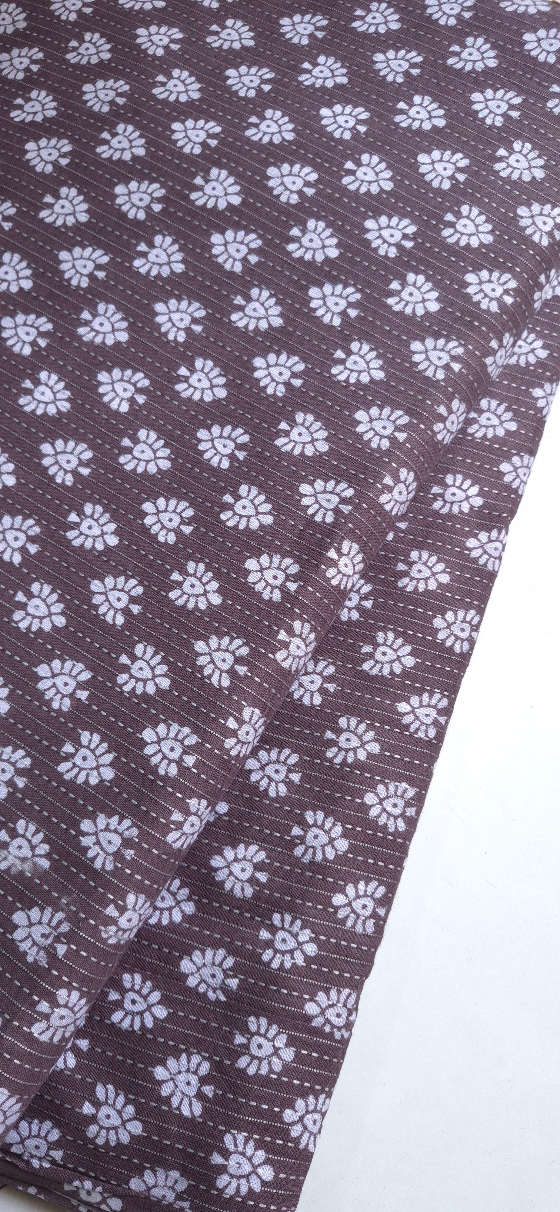 Cotton kantha Anarkali kurti