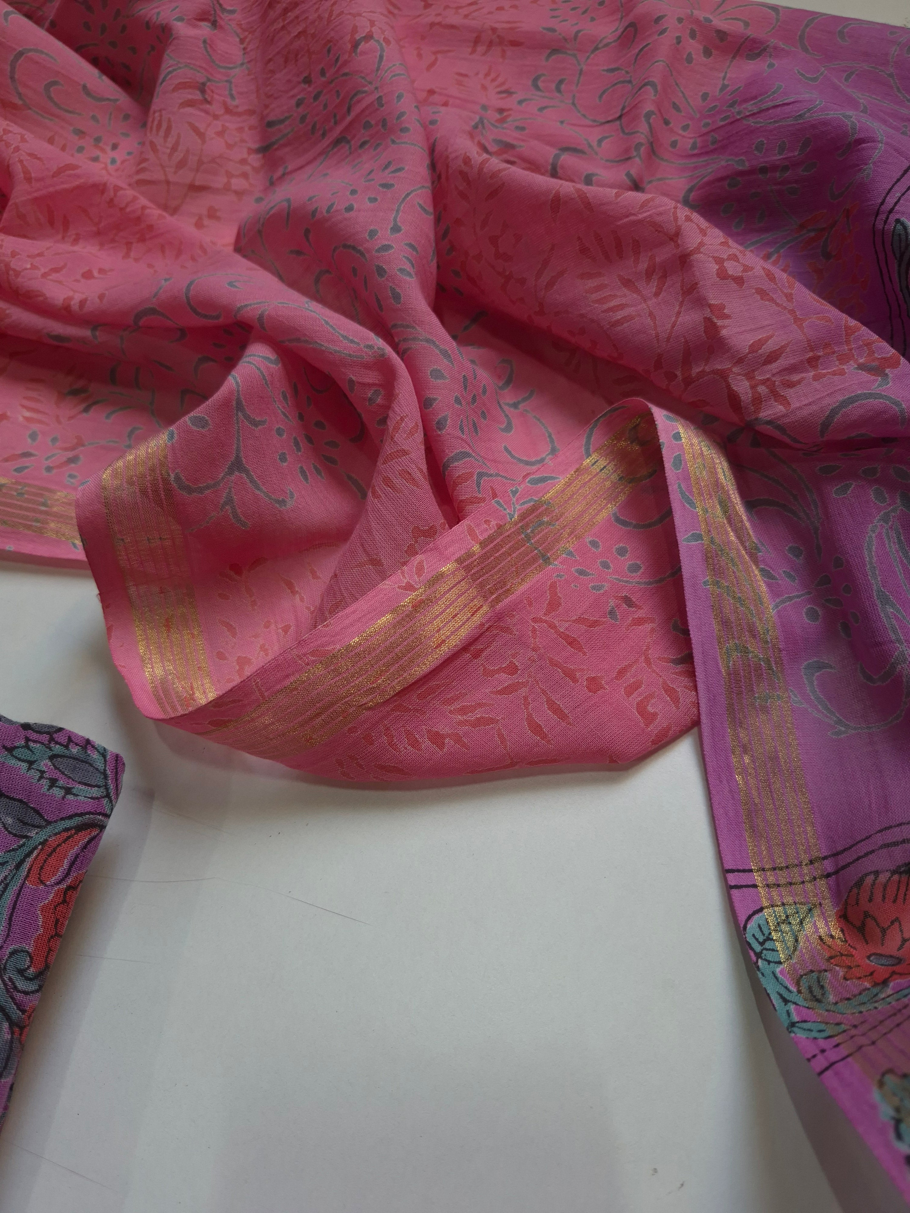 Mangalgiri South Cotton Suit Set