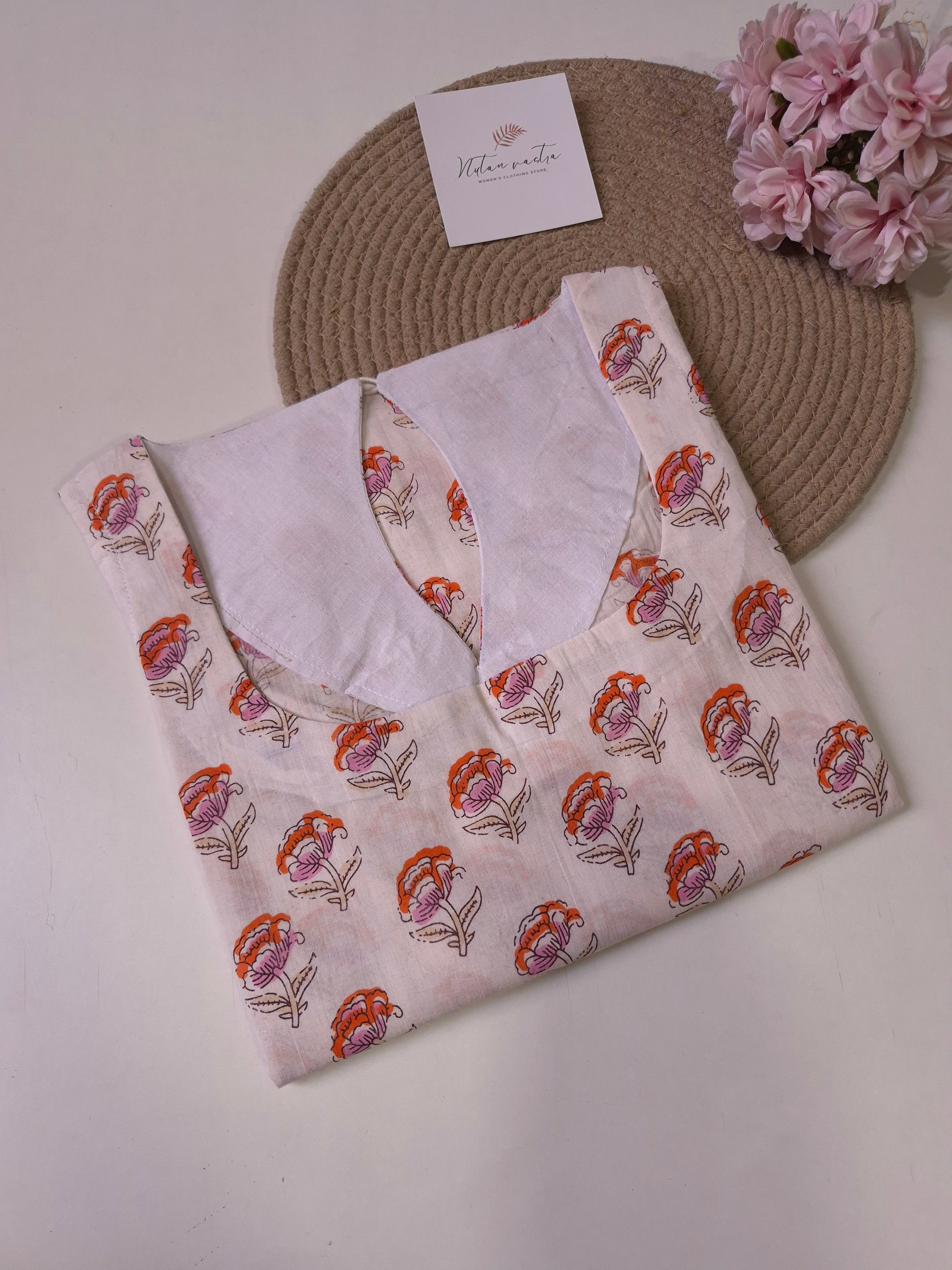 Cotton Anarkali Kurti