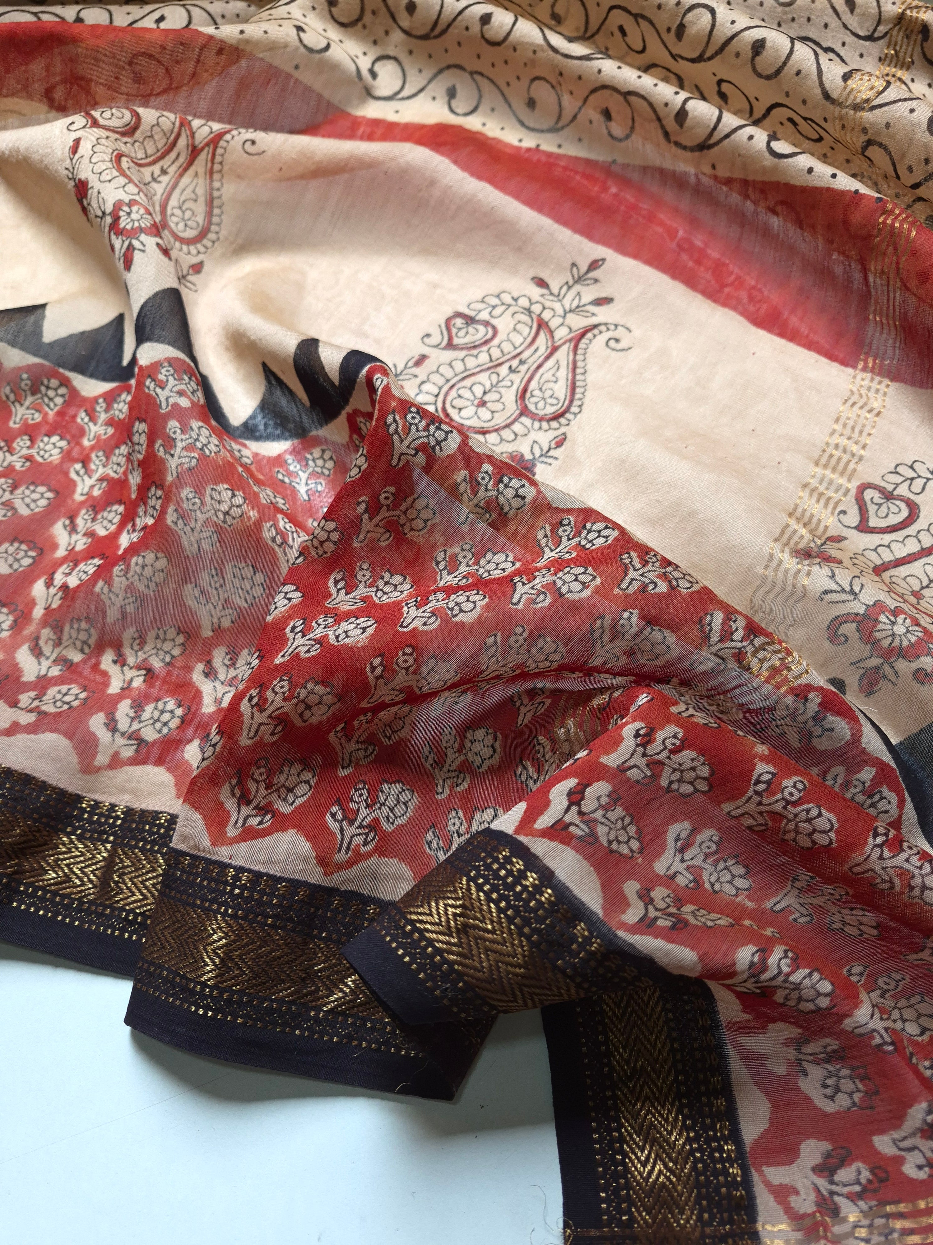Maheshwari Silk Suit Set