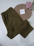 Olive Cotton Pant