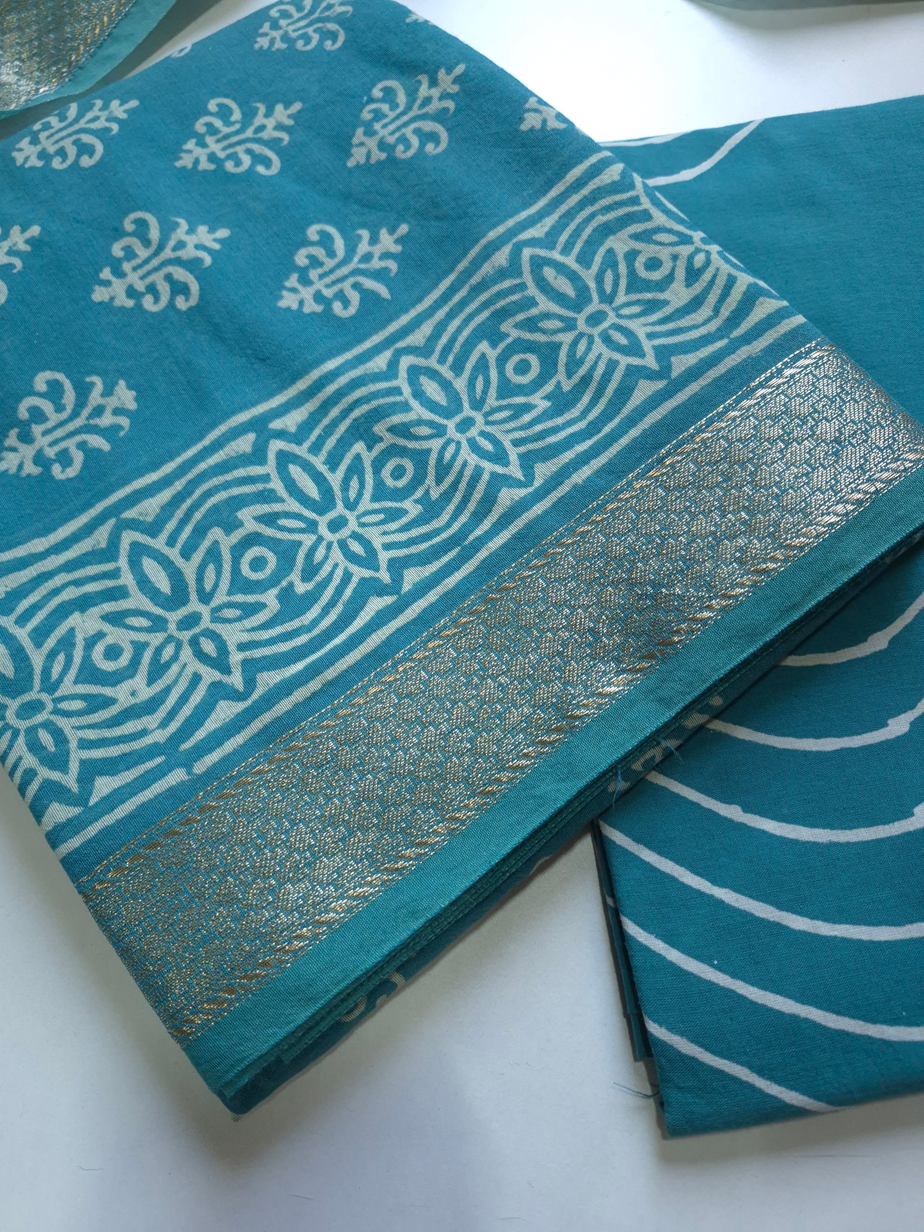 Maheshwari Silk Suit Set