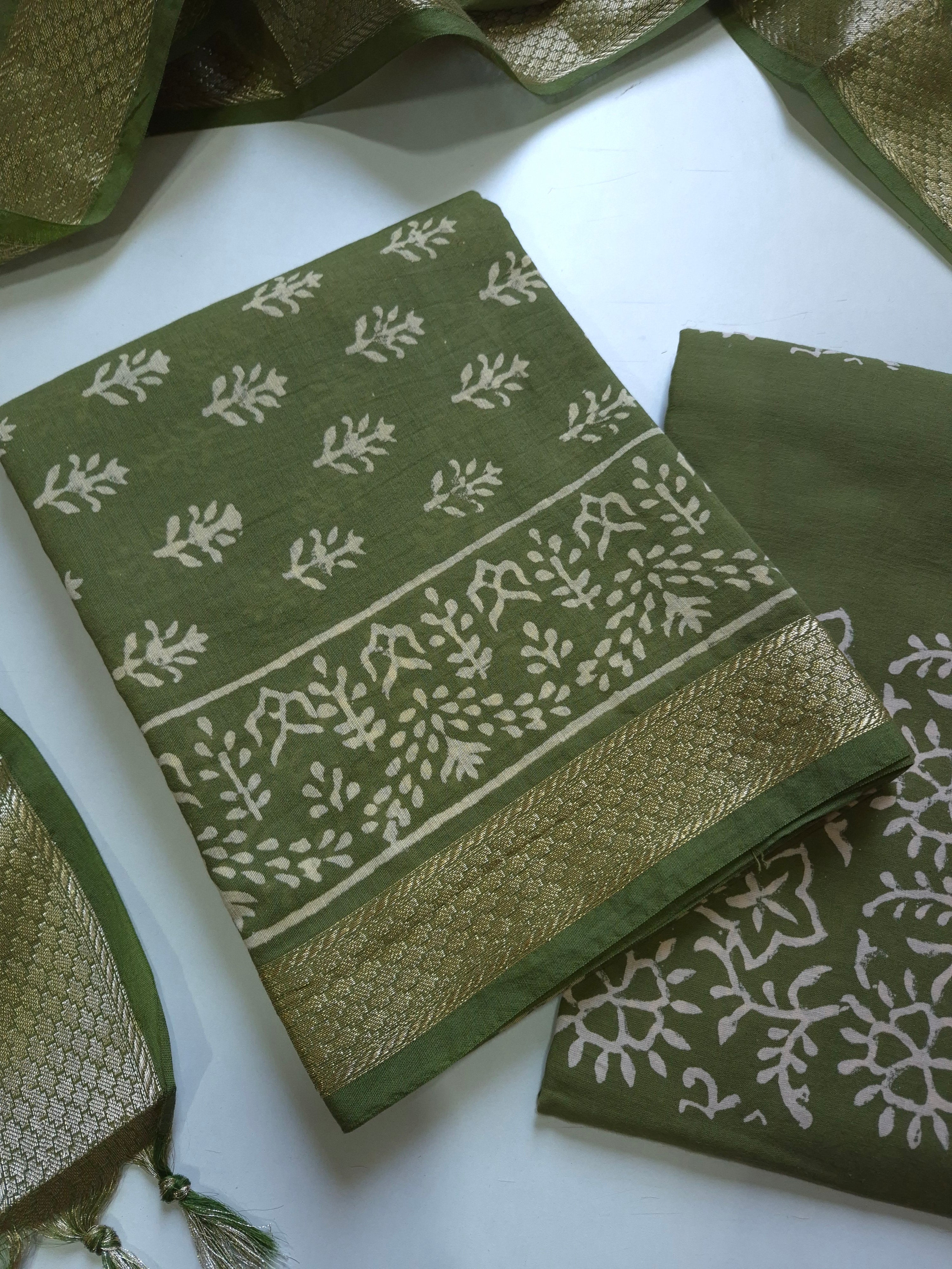 Maheshwari Silk Suit Set