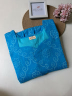 Cotton Long Straight Kurti