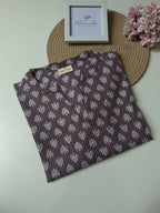 Cotton kantha Anarkali kurti