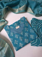 Maheshwari Silk Suit Set
