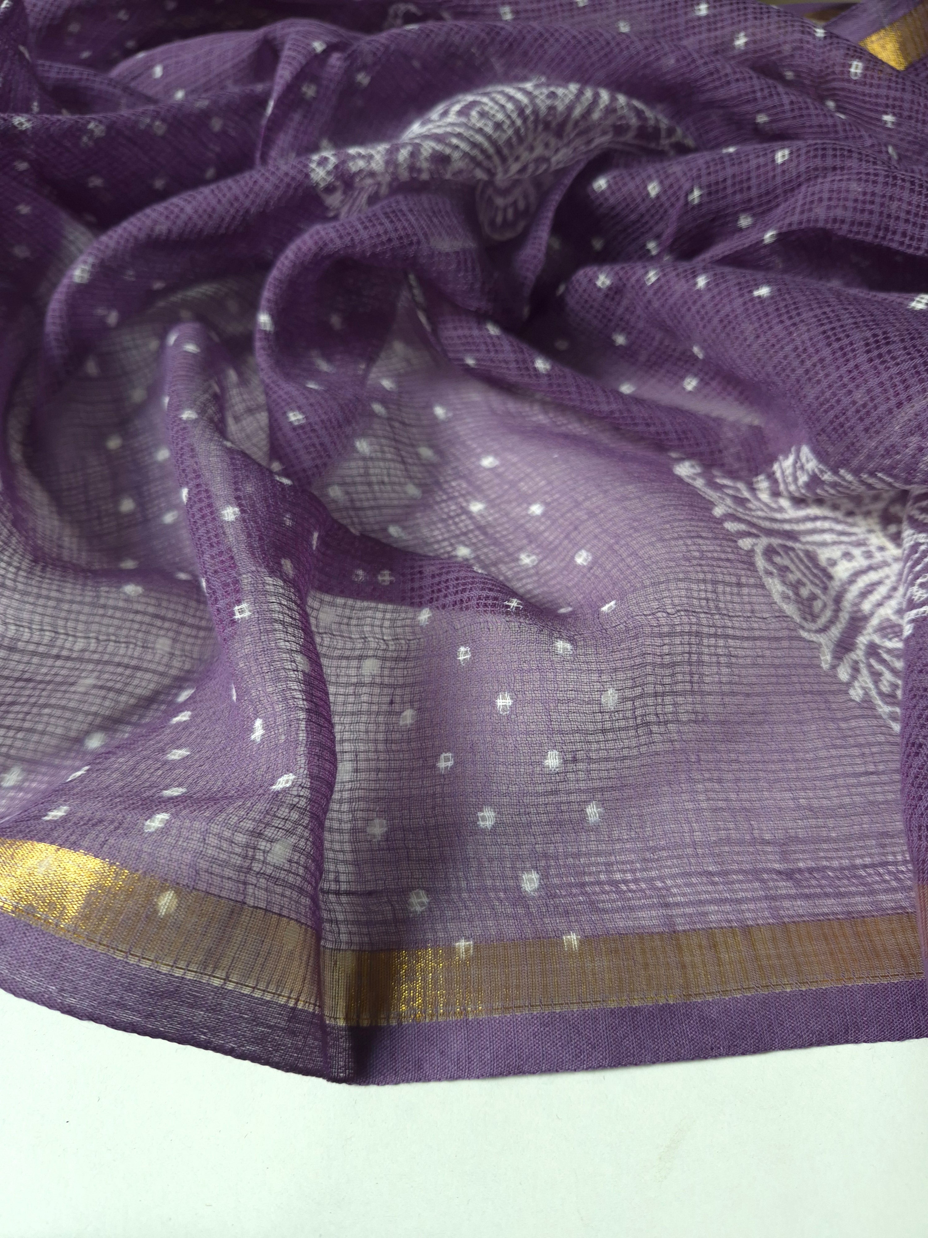 Cotton Suit Set With Kota Doria Dupatta