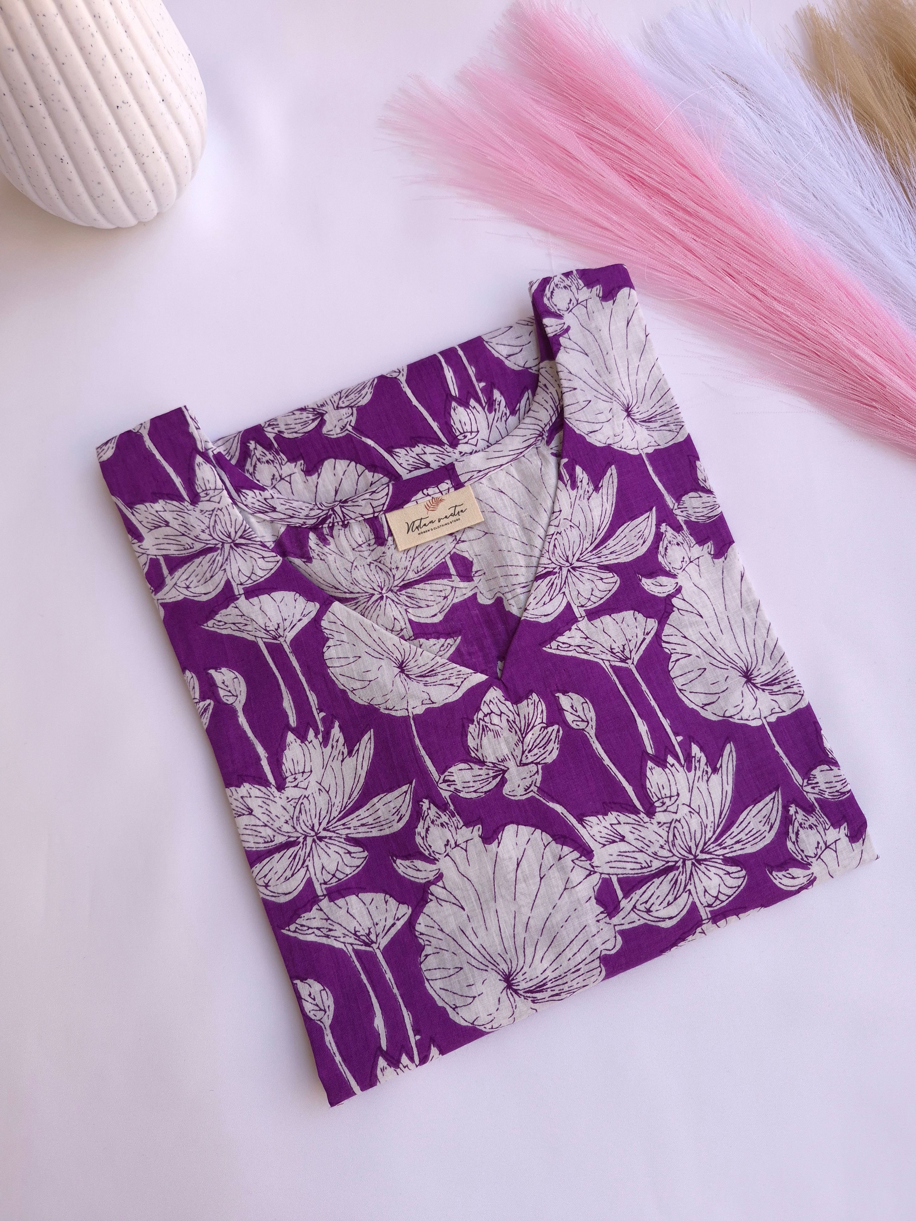 Cotton Long Straight Kurti