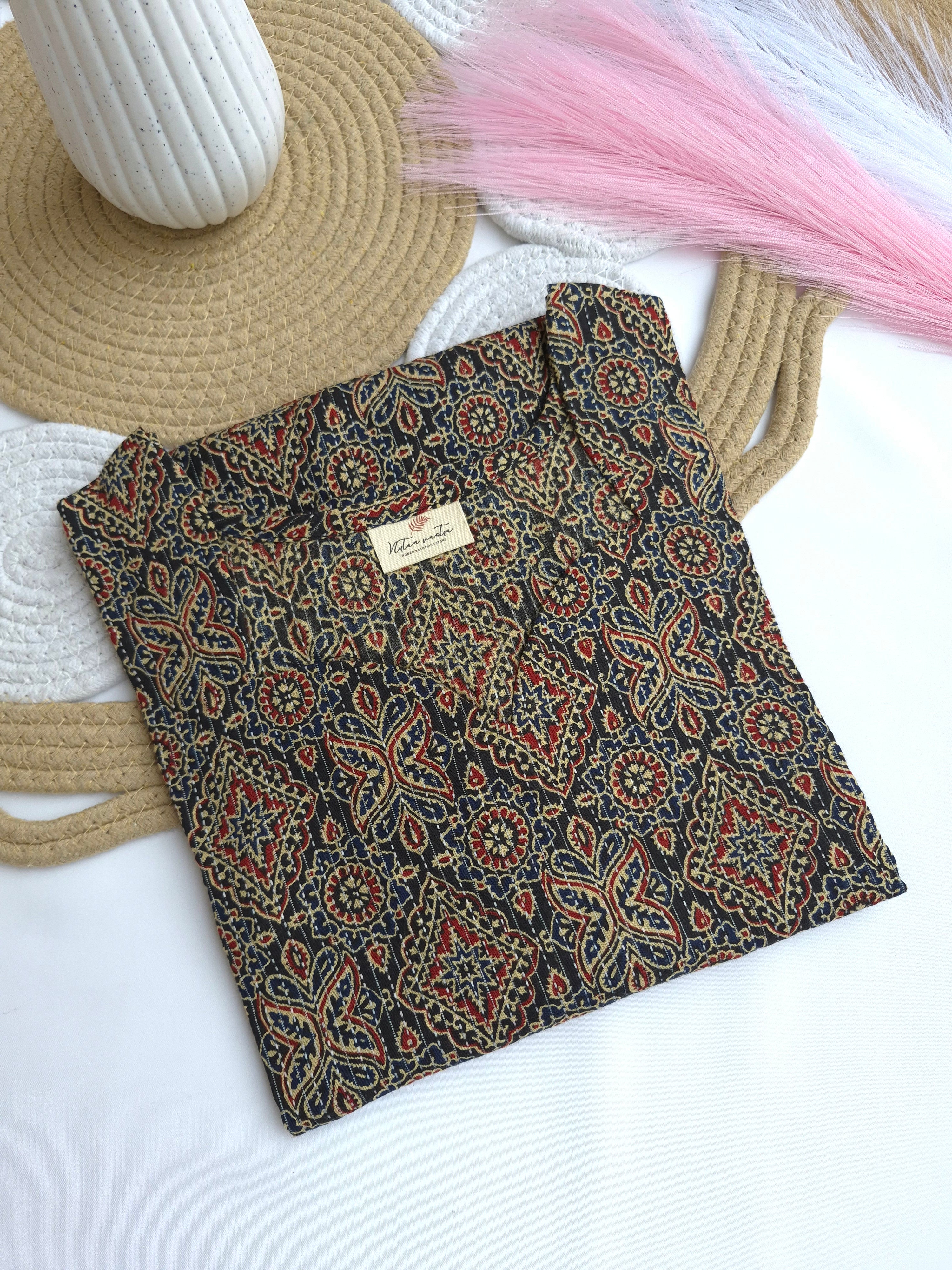 Ready To Ship Cotton Long Straight Kurti