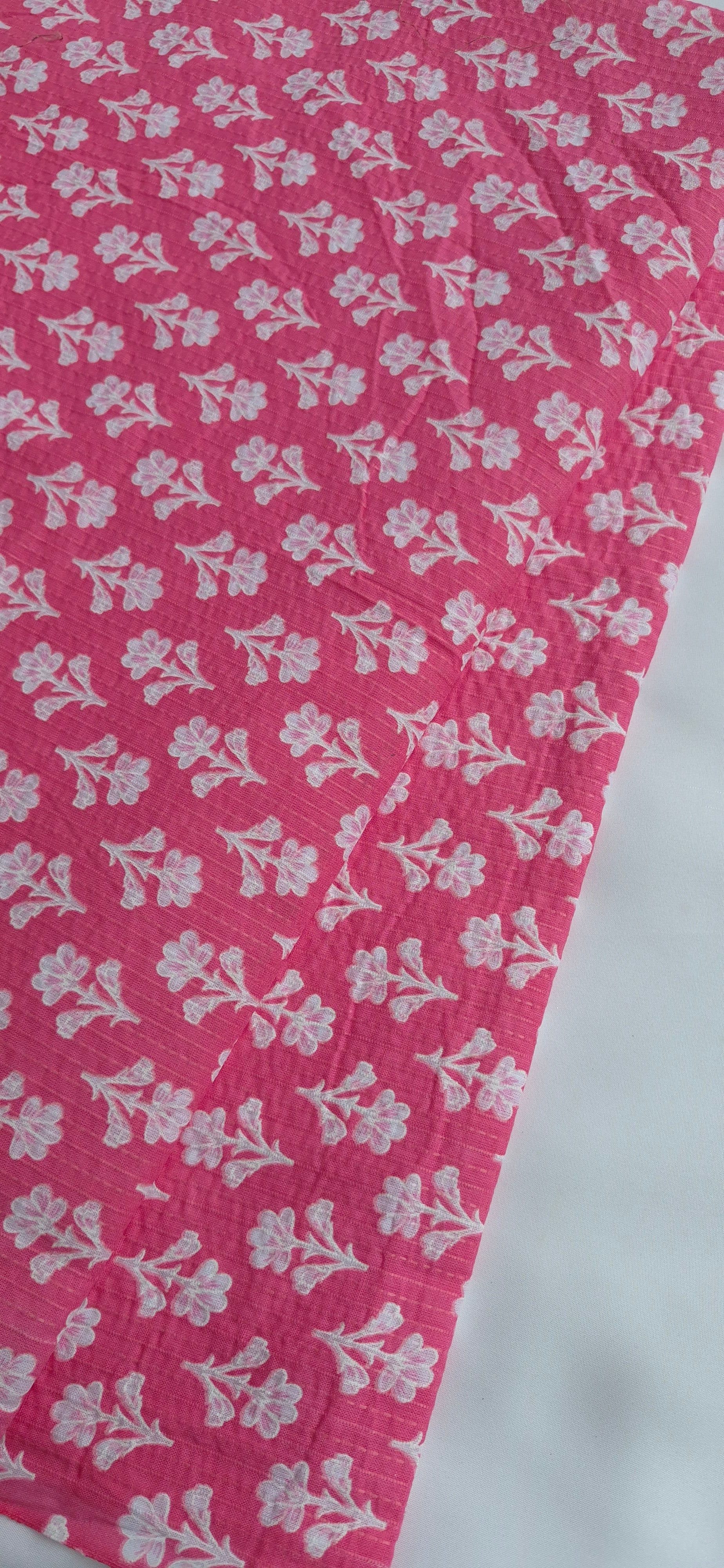 Cotton Kantha Long Straight Kurti