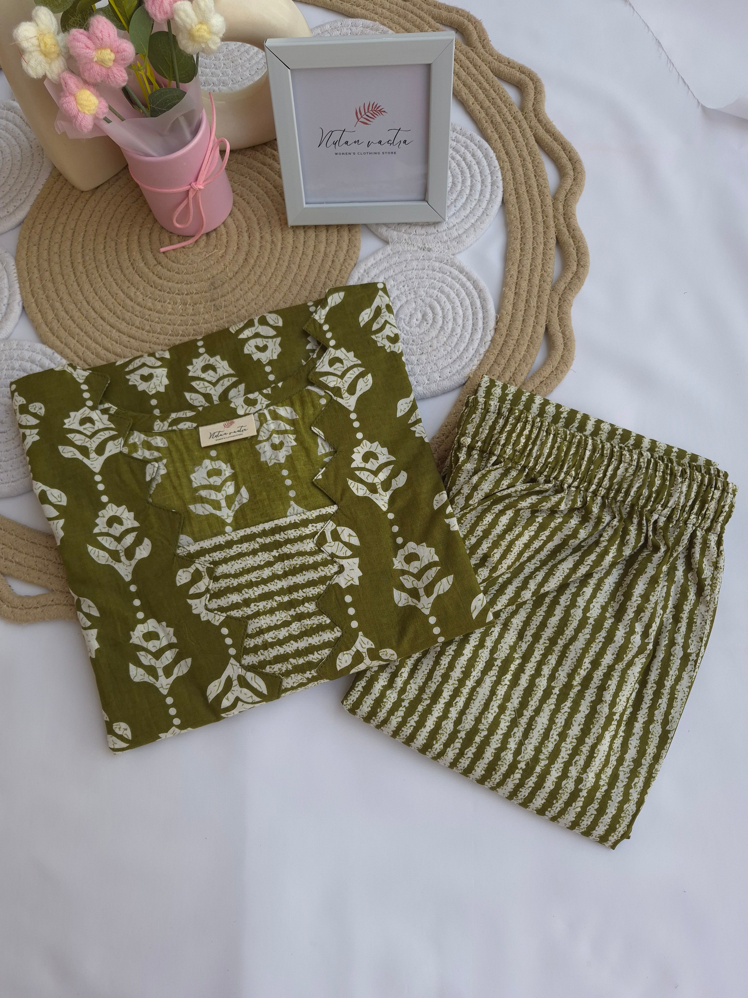 Ready To Ship Cotton Co-ord Set
