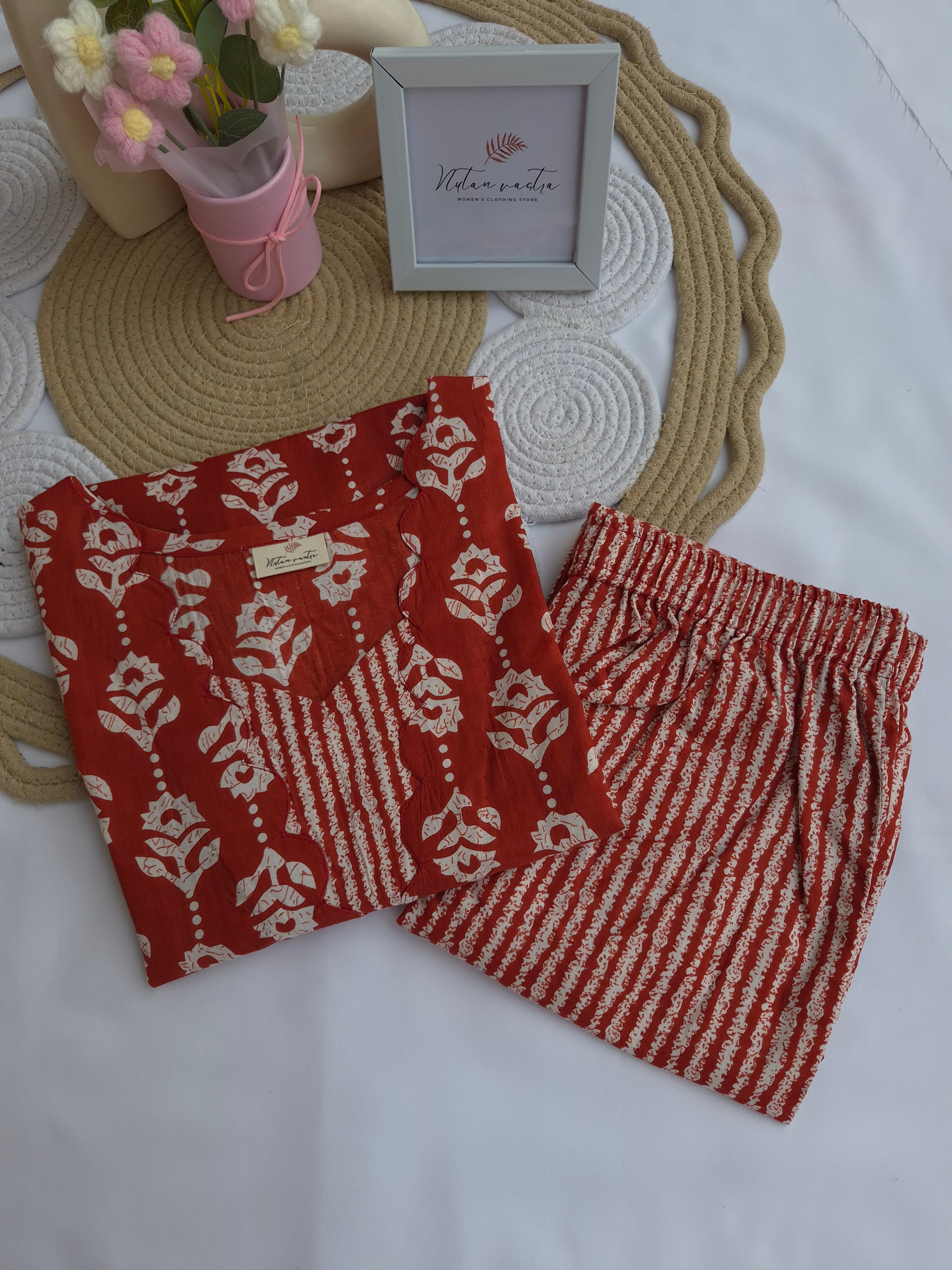 Ready To Ship Cotton Co-ord Set