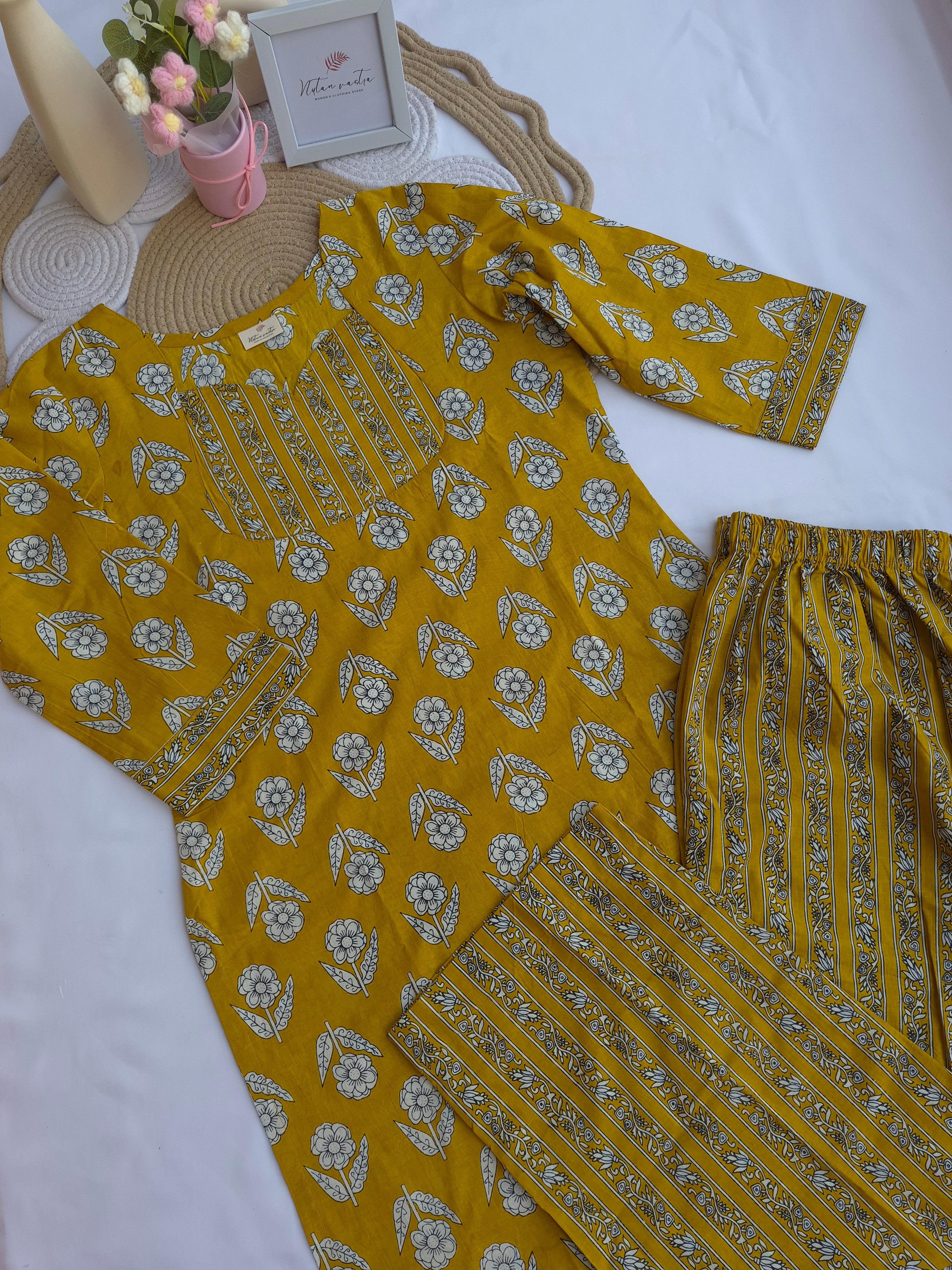 Ready To Ship Cotton Co-ord Set