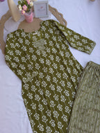 Ready To Ship Cotton Co-ord Set