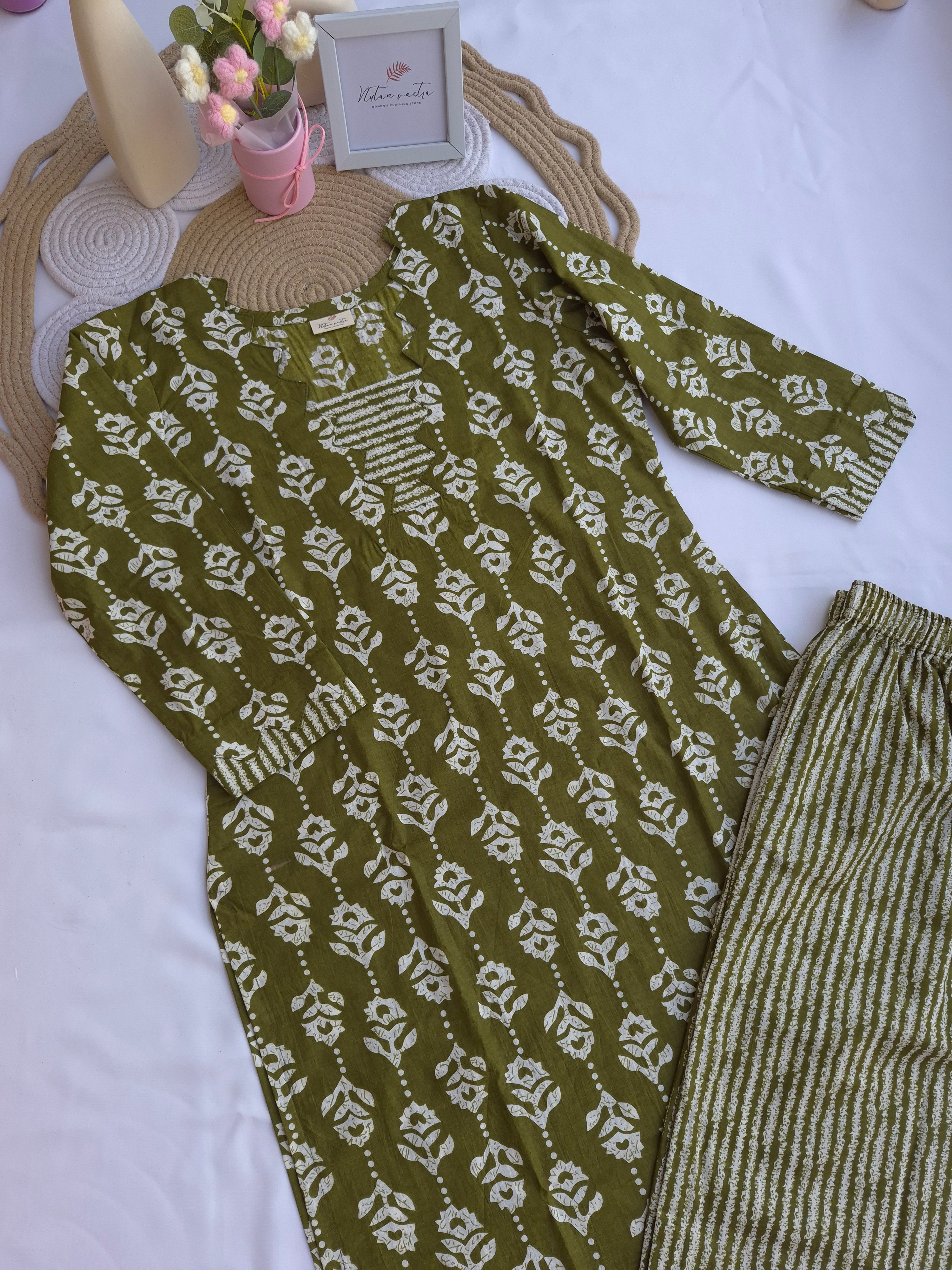 Ready To Ship Cotton Co-ord Set