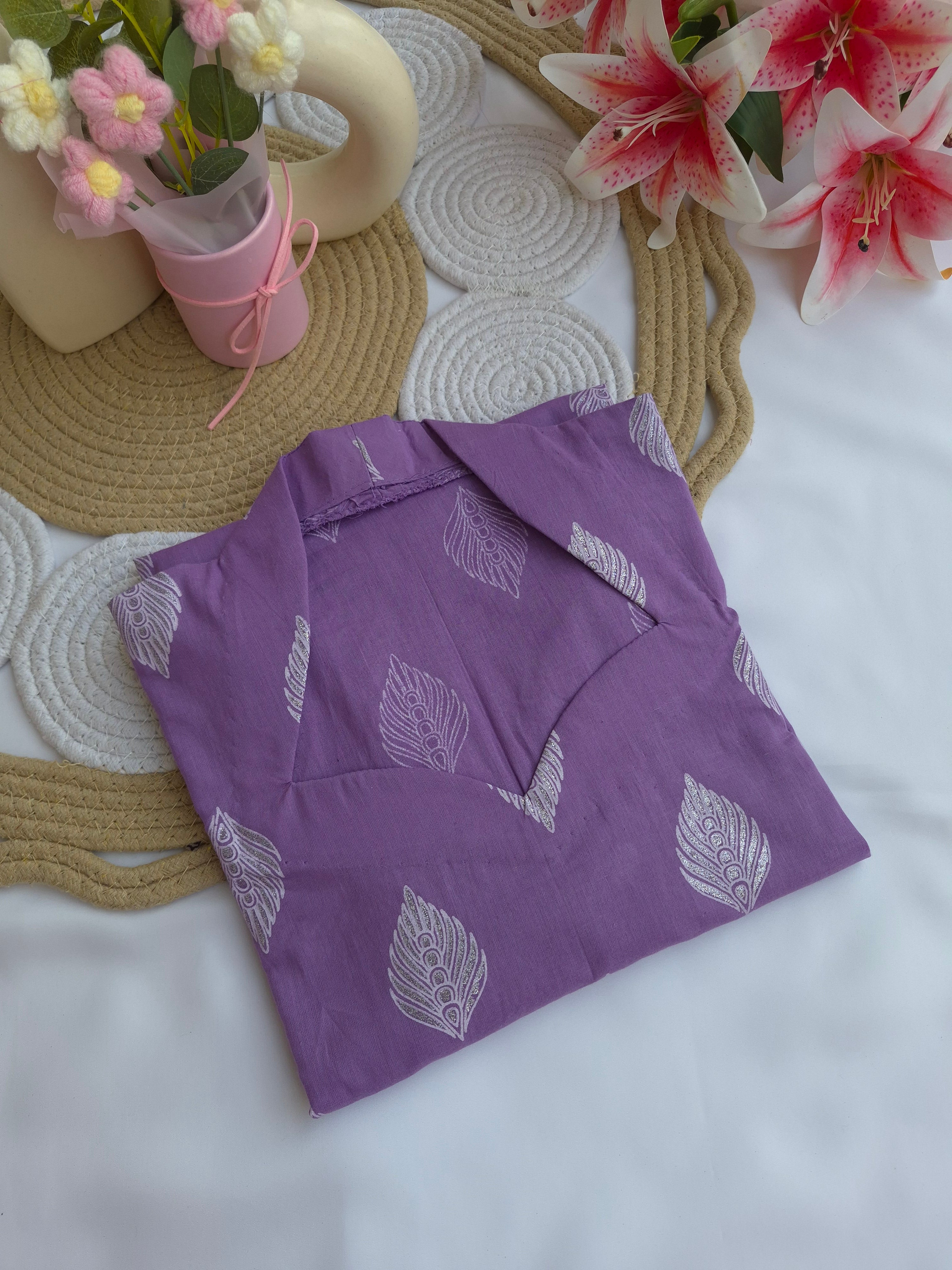 Cotton Long Straight Kurti