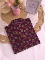 Cotton Long Straight Kurti