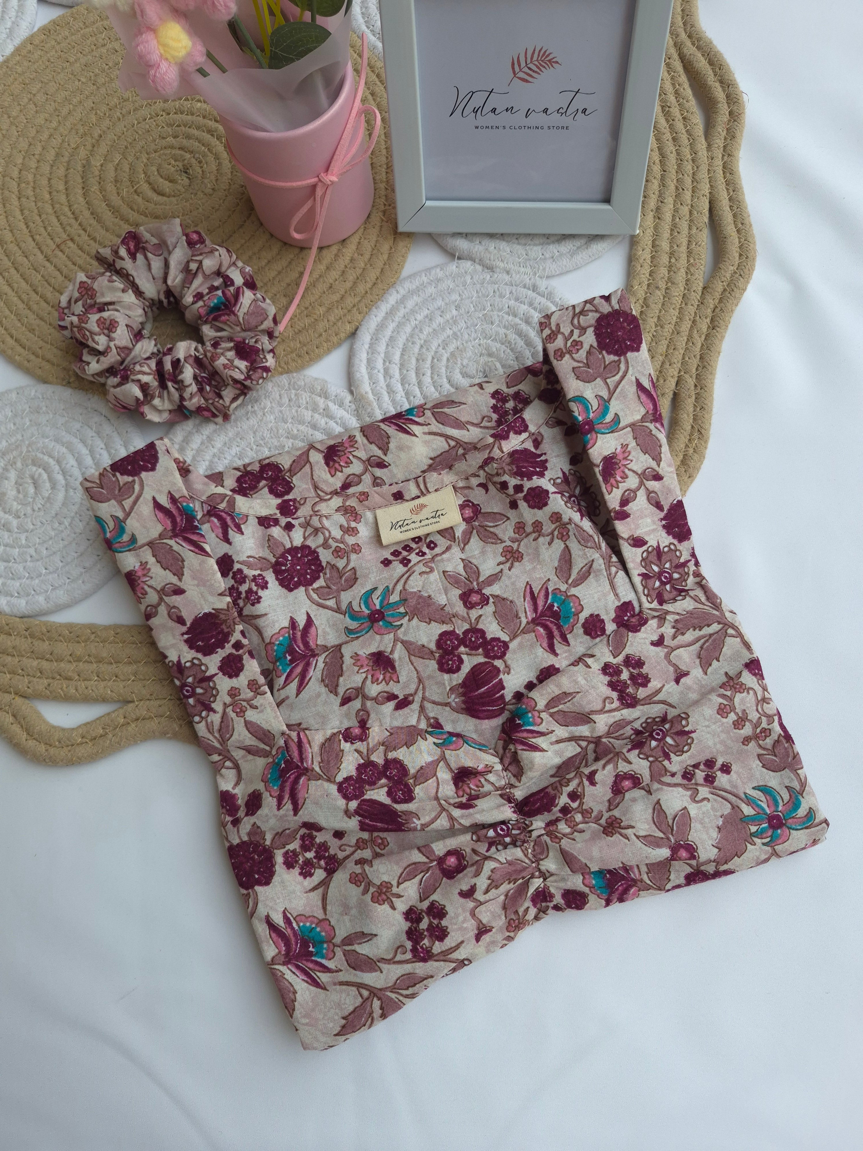 Cotton Long Straight Kurti