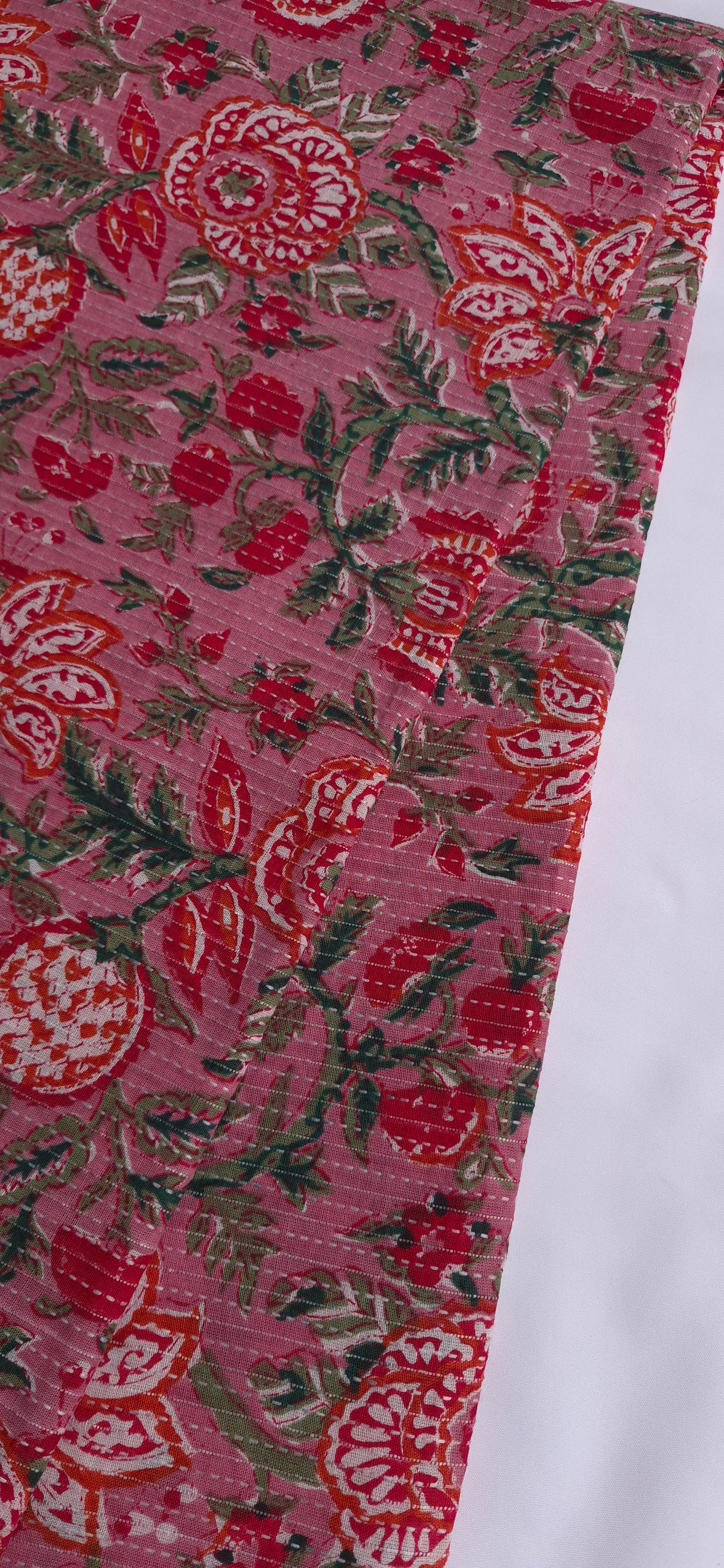 New Cotton kantha Anarkali kurti